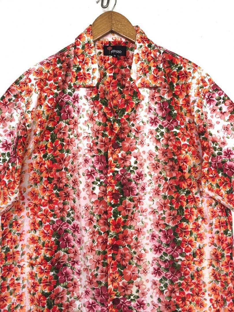 Kenzo 💥Vtg Kenzo Paris Button Shirt Size US L / EU 52-54 / 3 - 2 Thumbnail
