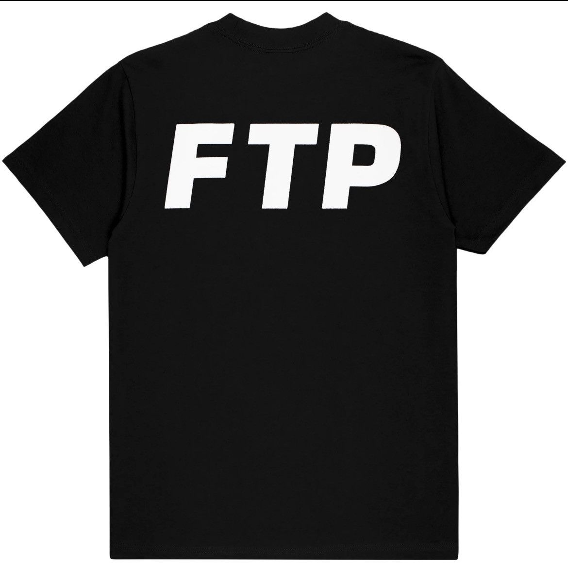 Fuck The Population Ftp flocked logo shirt Size US XL / EU 56 / 4 - 2 Thumbnail