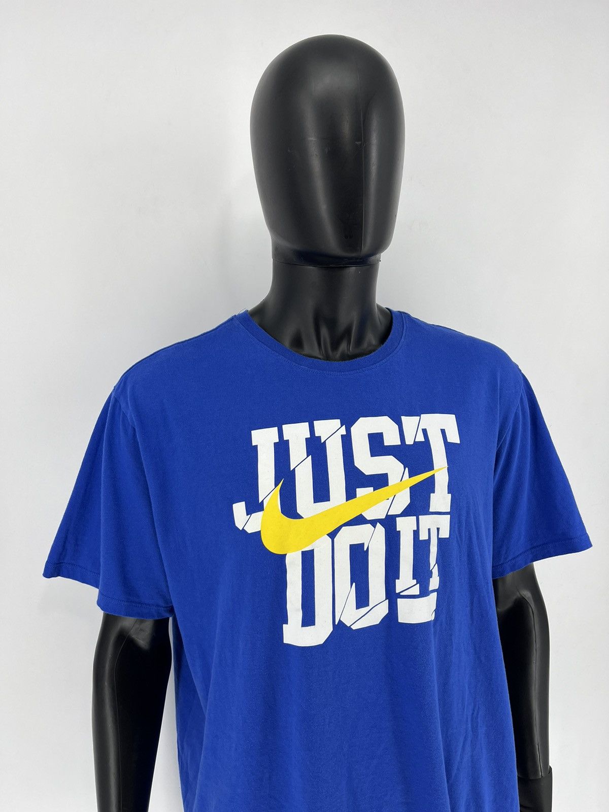 Nike × Vintage Vintage 90s NIKE JUST DO IT SWOOSH Tee Streetwear Y2K Style Size US XXL / EU 58 / 5 - 3 Thumbnail