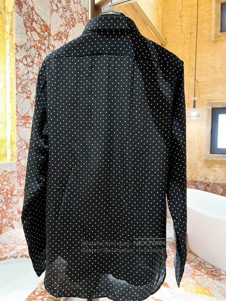 Saint Laurent Paris Saint Laurent Paris size 38 Black Long Sleeve Shirt with S Size US M / EU 48-50 / 2 - 5 Thumbnail