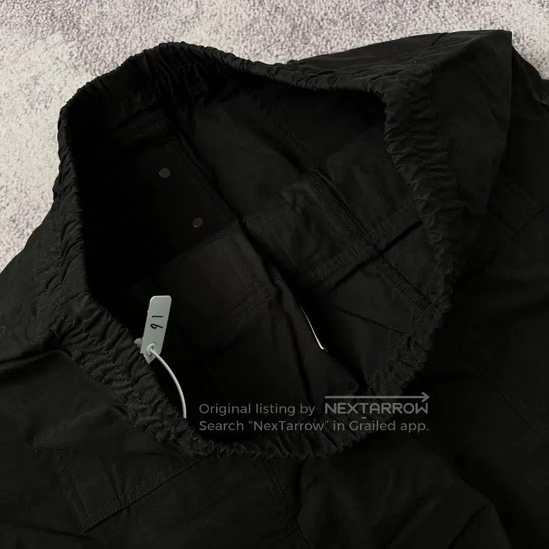 Rick Owens RICK OWENS size L Black pocket drop-crotch shorts Size US 27 - 5 Thumbnail