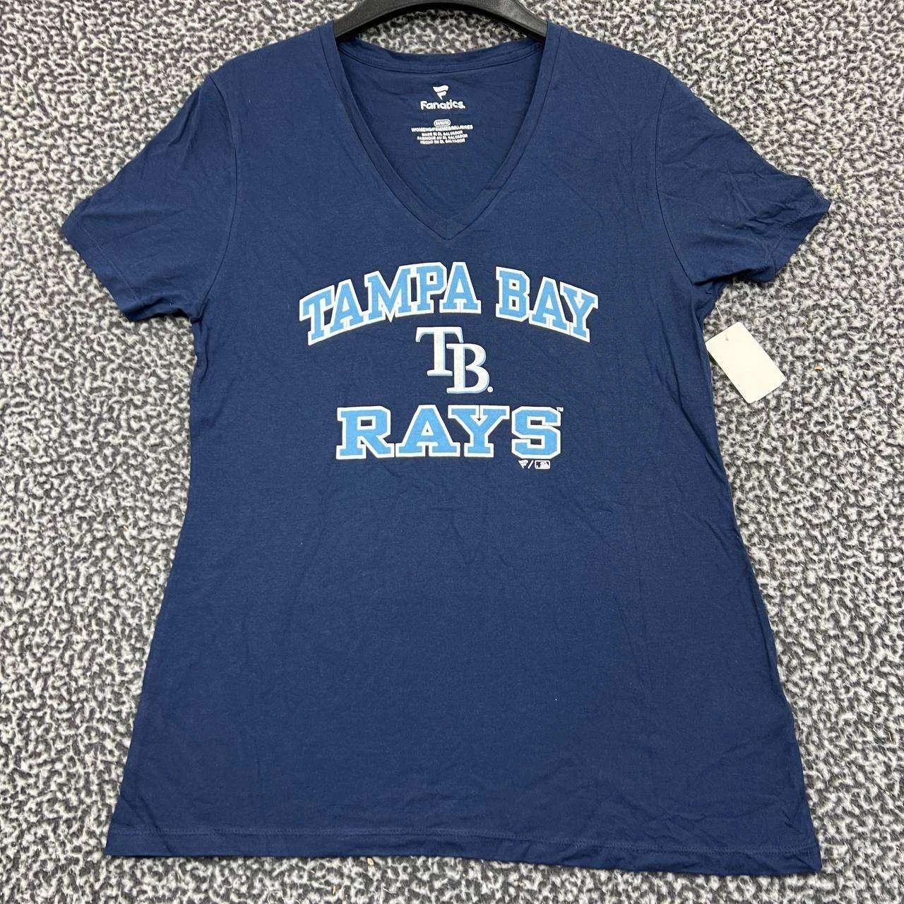 Other Tampa Bay Rays Shirt Women Fanatics Short Sleeve V-Neck M Size M / US 6-8 / IT 42-44 - 1 Thumbnail