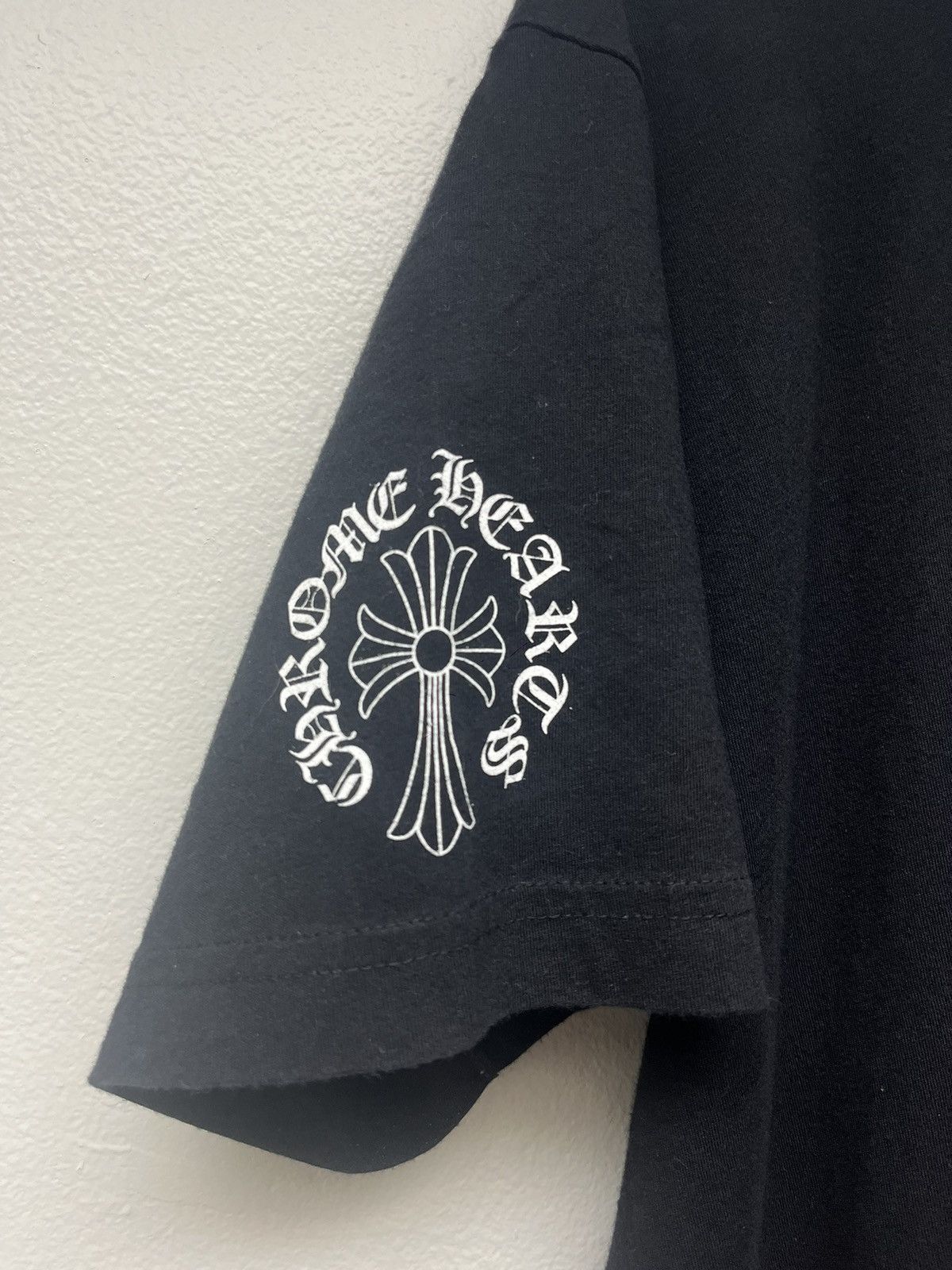 Chrome Hearts Circle Cross Neck Logo Tee