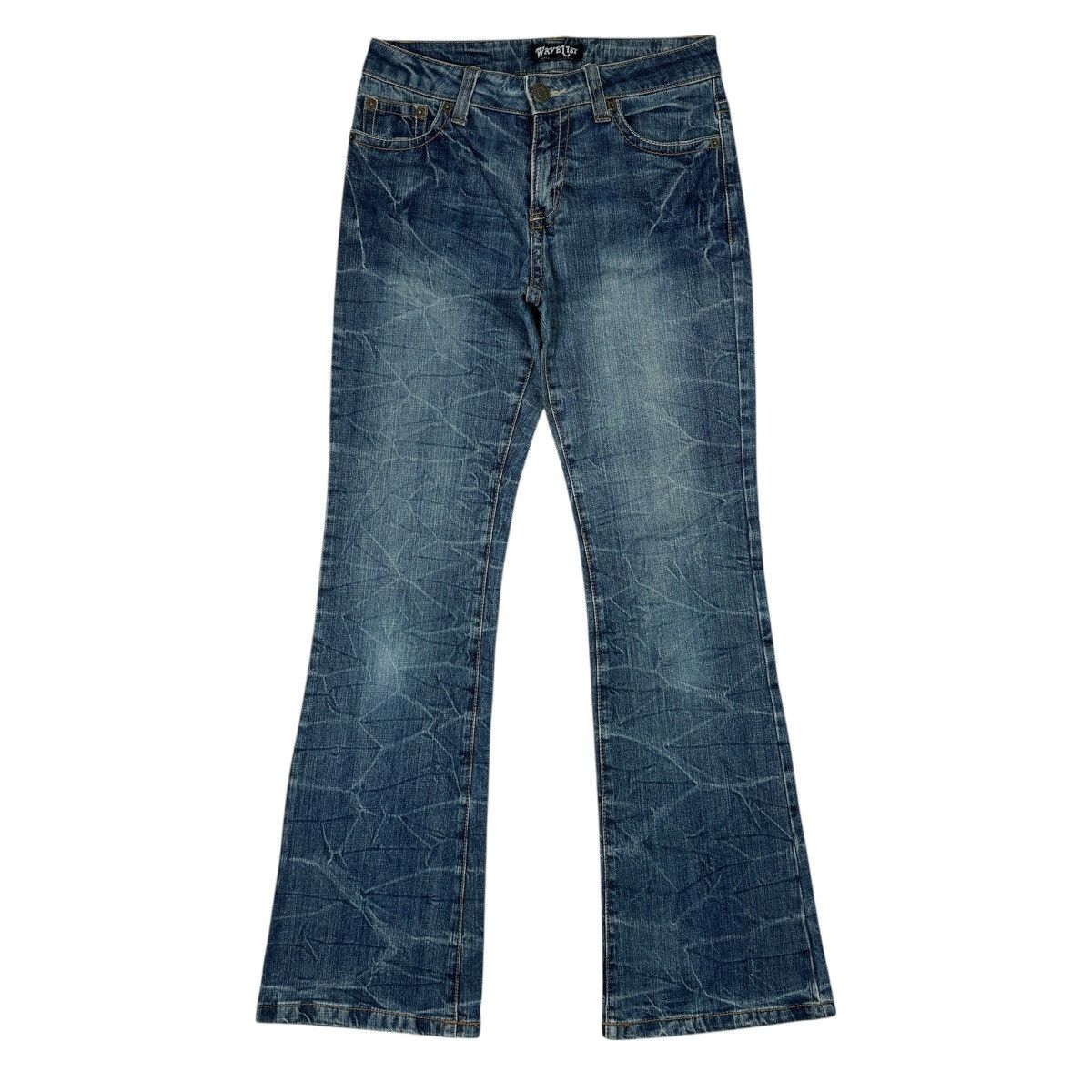 If Six Was Nine Flare - 2000s Wavelist Blue Jeans Size US 28 / EU 44 - 1 Thumbnail
