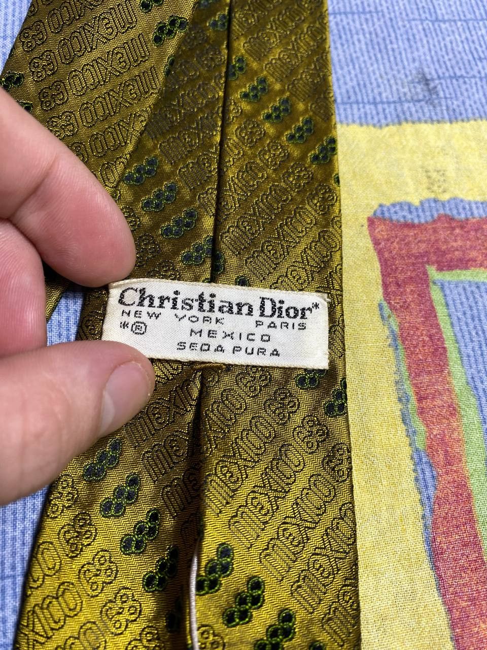 Dior Christian Dior Tie Size ONE SIZE - 7 Thumbnail
