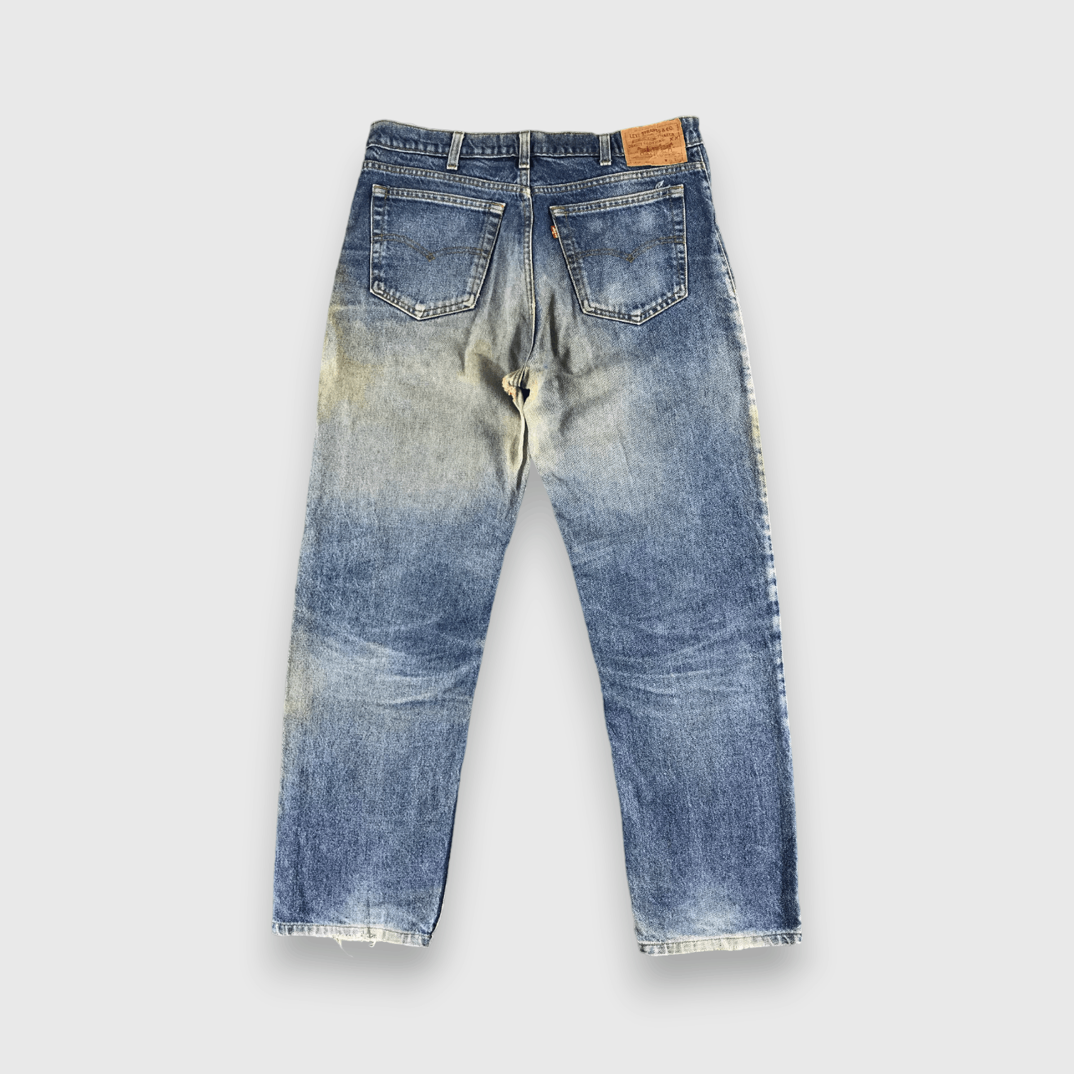 Levi's Vintage Levis 510 Jeans Dirty Stone Wash Denim -J536 Size US 35 - 2 Thumbnail