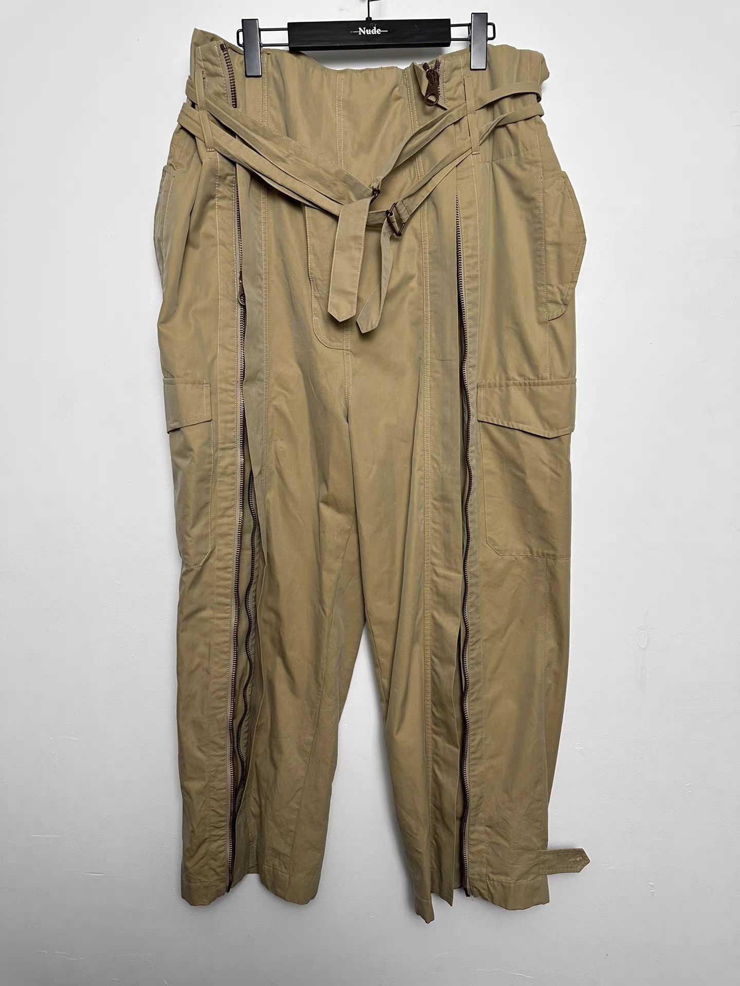 Hed Mayner Hed Mayner Zip-Up Oversized Cargo Pants K20 Size US 31 - 8 Thumbnail