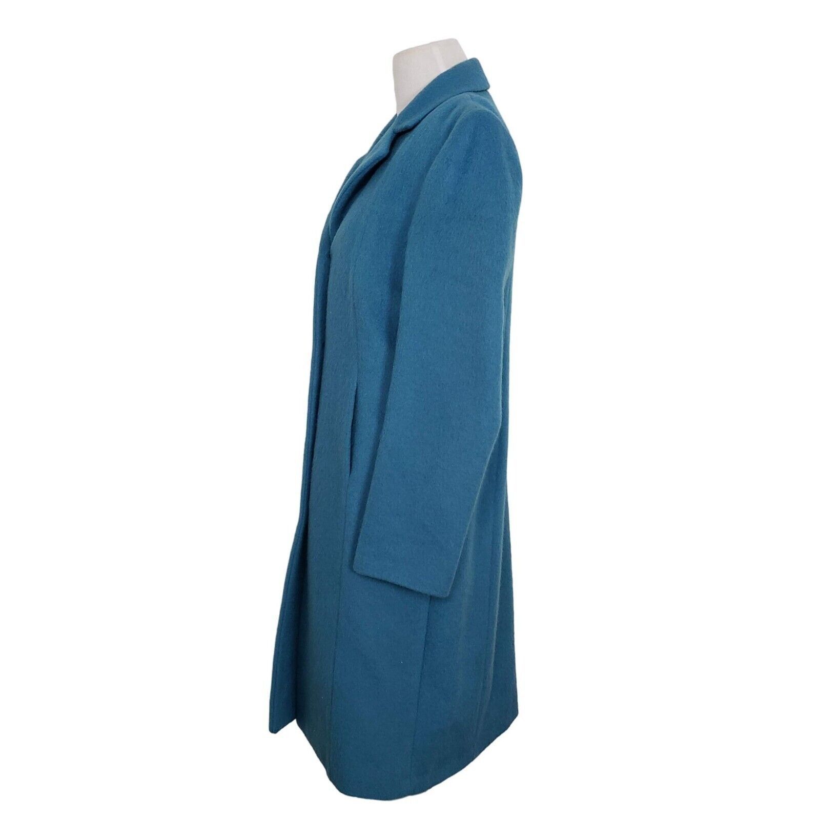 Designer Vintage The Limited Coat Womens Size Medium Blue Wool Mohair Size M / US 6-8 / IT 42-44 - 9 Thumbnail