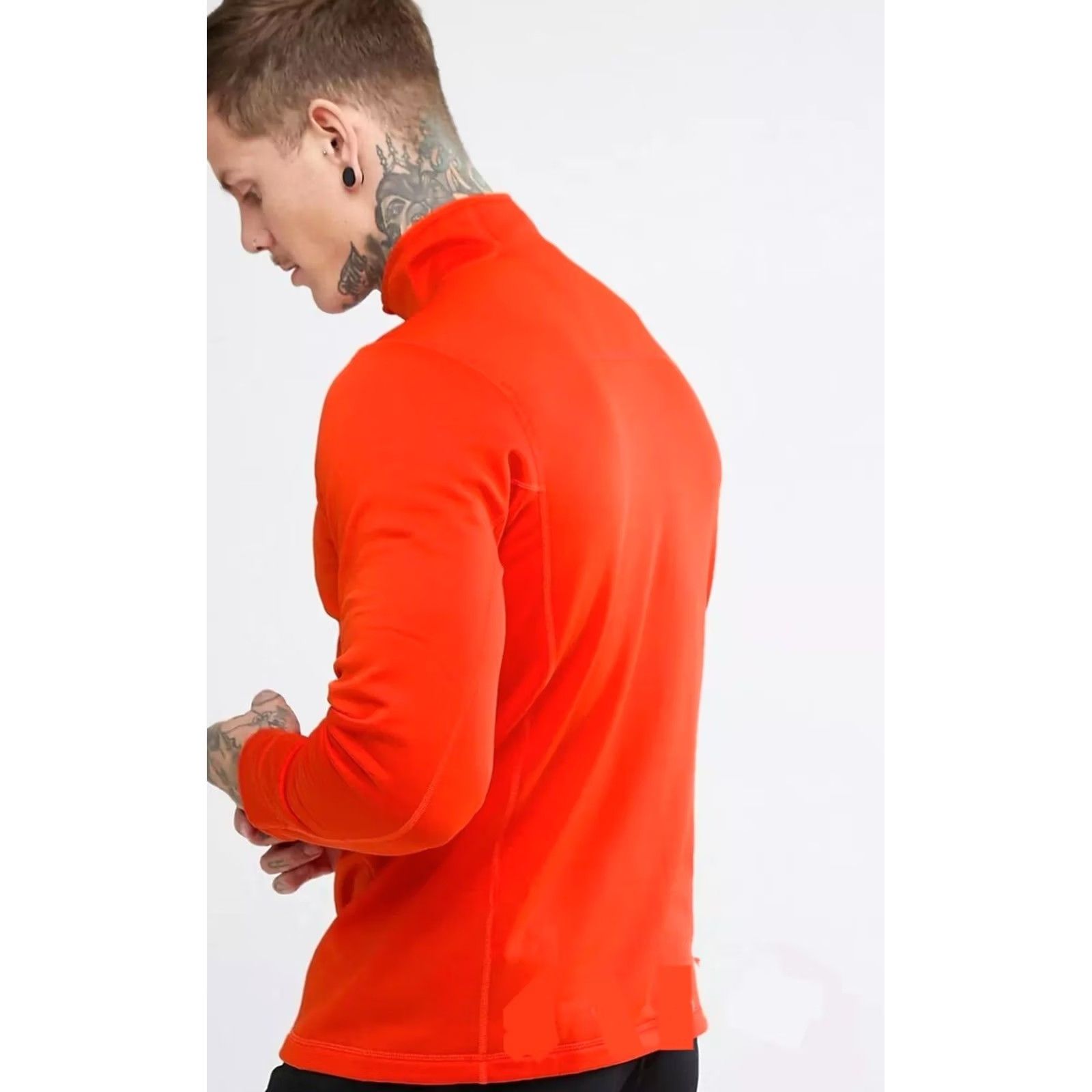 Patagonia Patagonia Pullover 1/4-Zip Polartec Power Stretch Fleece Mens M Orange-Red NBNWOT Size US M / EU 48-50 / 2 - 3 Thumbnail