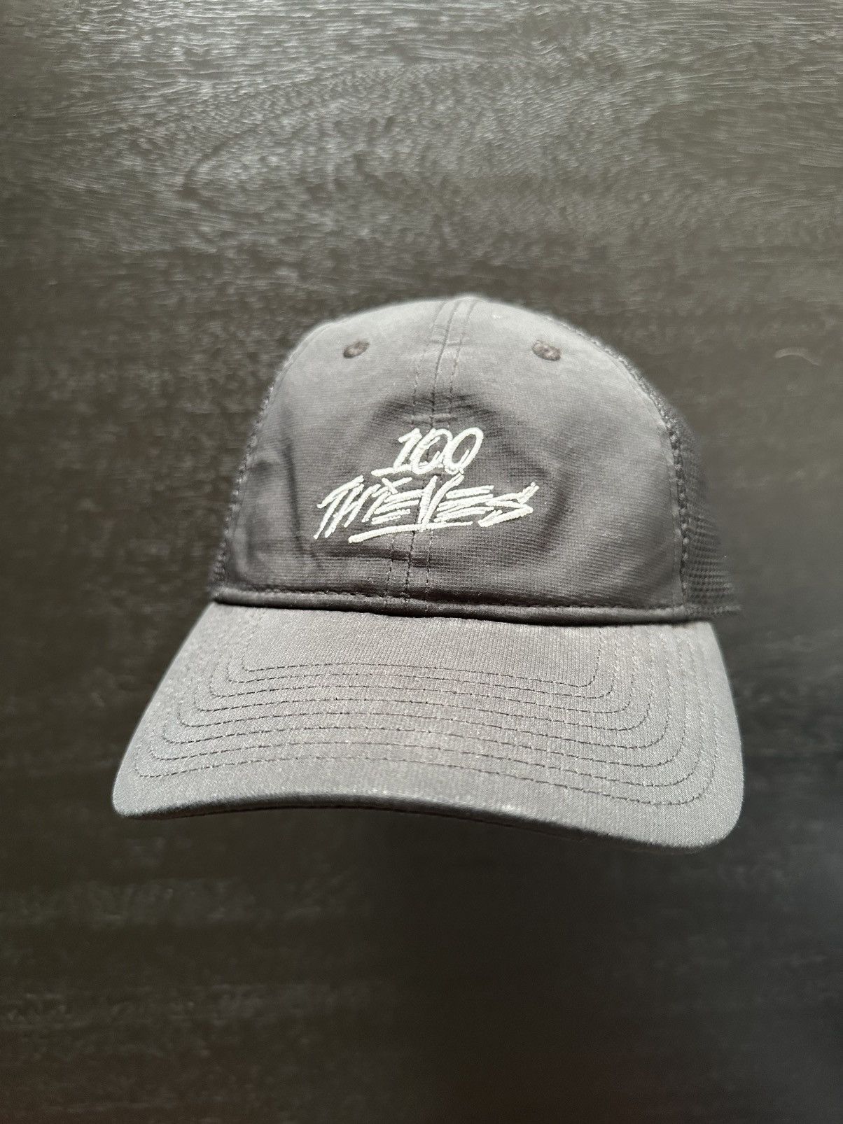 100 Thieves 100 Thieves Mesh Snapback Hat — Black (OS) Size ONE SIZE - 1 Thumbnail