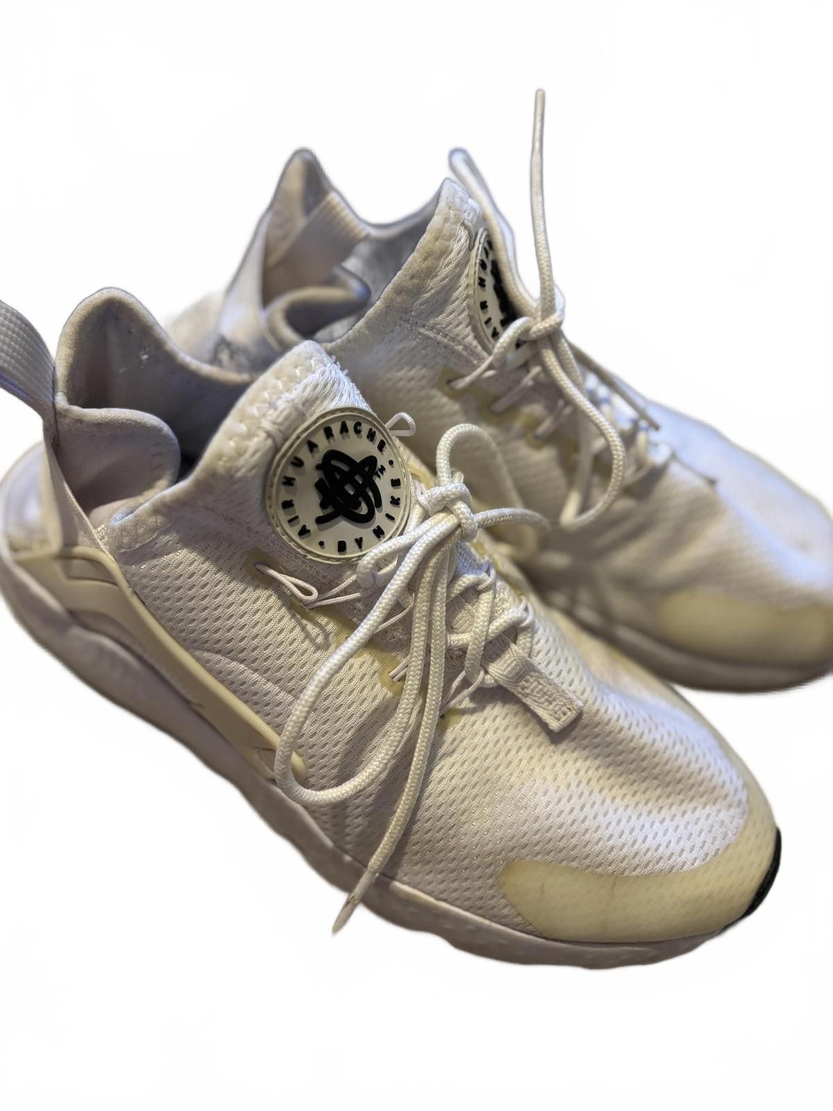 Nike Nike Air Huarache White Sneakers Size US 7 / IT 37 - 7 Thumbnail