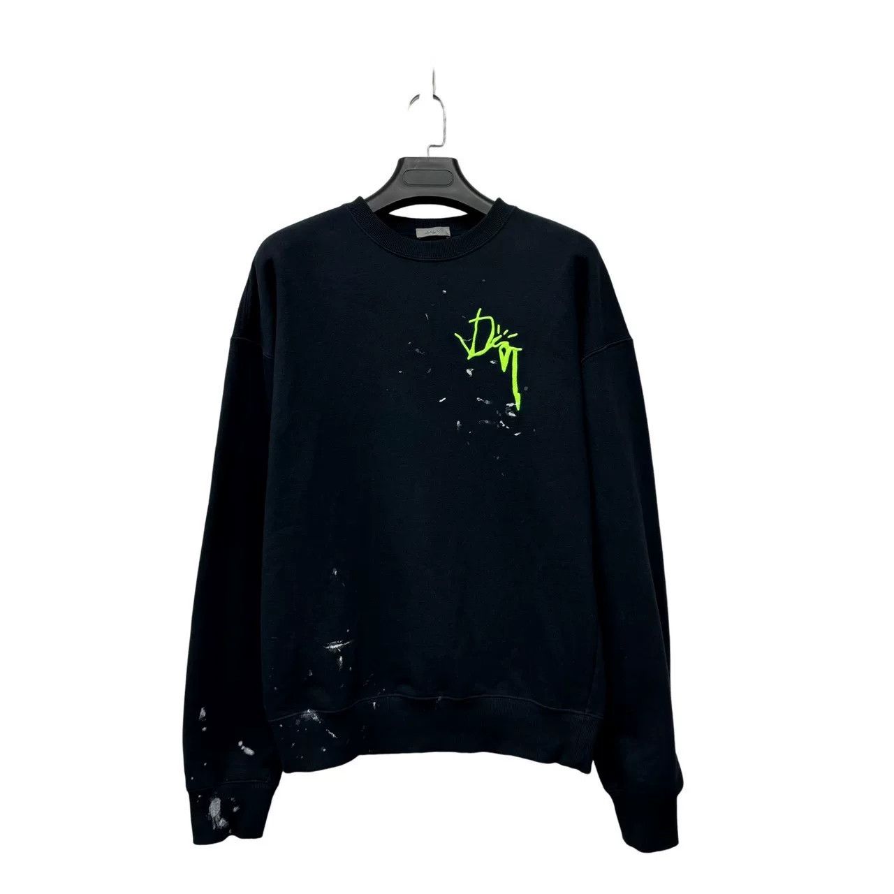 Dior Dior Travis Scott Black Spray-Painted Hoodie Size US XS / EU 42 / 0 - 1 Thumbnail