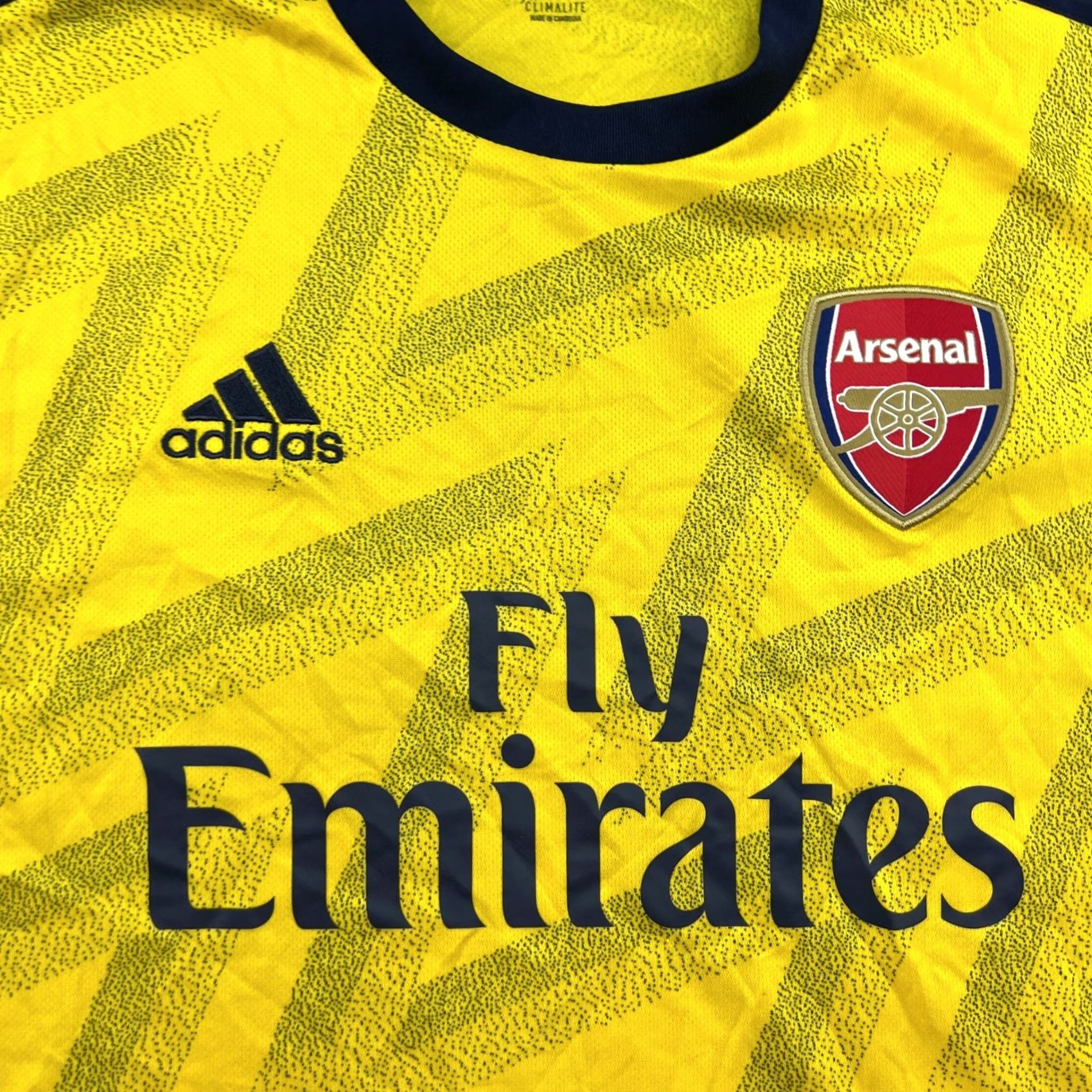 Adidas Arsenal Away Football Jersey Mens M Adidas Shirt Adult Yellow 2019 2020 Sports Football Moisture Wicking Quick Dry Shirt Size US M / EU 48-50 / 2 - 6 Thumbnail