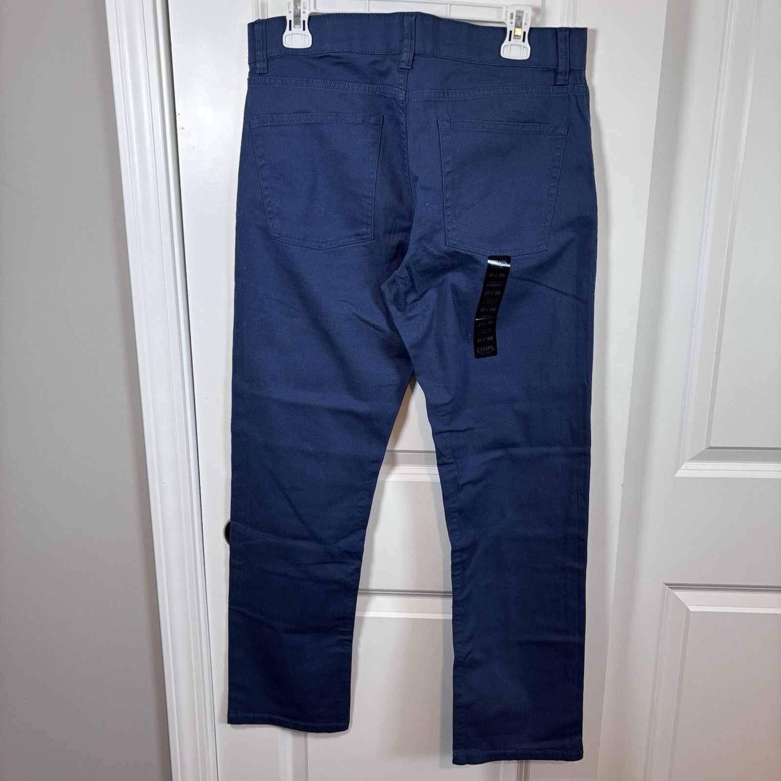 Chaps Chaps 5-Pocket Strech Navy Blue Mens Pants 31 * 30 NWOT Size US 31 - 2 Thumbnail