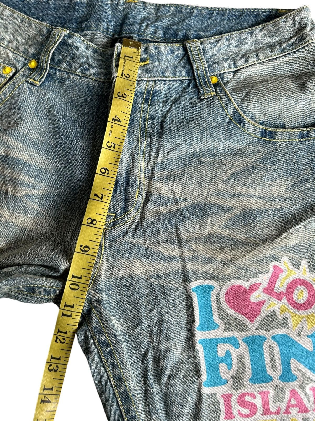 Kapital CLONE DEVGRU DAICOCK LOVE PEACE SURF BEACH DENIM JEANS RARE🎌 Size US 32 / EU 48 - 21 Thumbnail