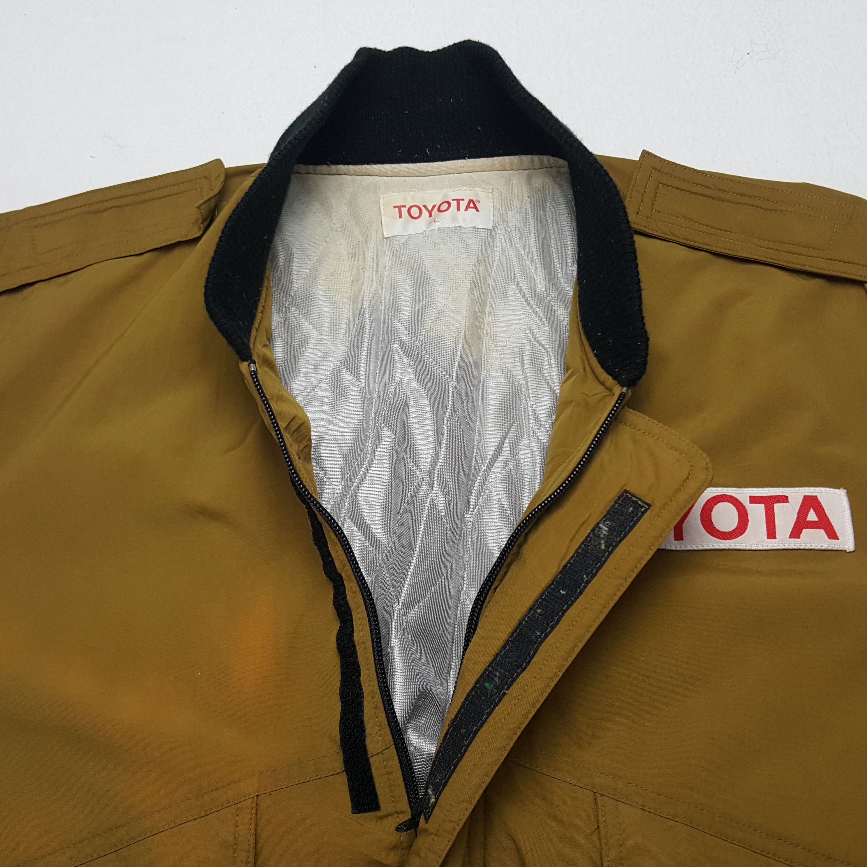 Japanese Brand × Vintage Vintage Toyota Japanese Racing Team Bombers Jacket Size US L / EU 52-54 / 3 - 5 Thumbnail