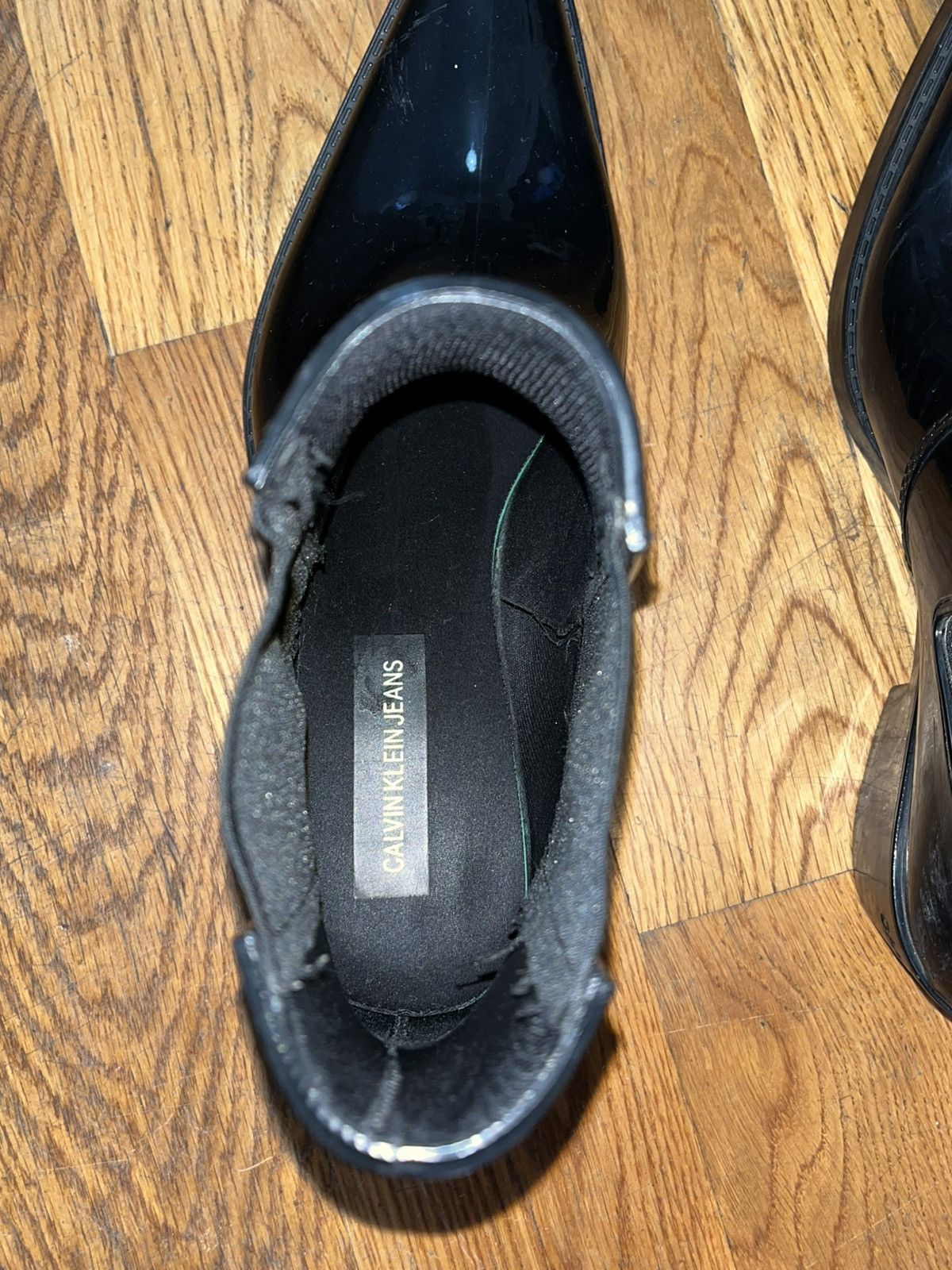 Calvin Klein Rubber Cowboy Boot Size US 11 / EU 44 - 3 Thumbnail