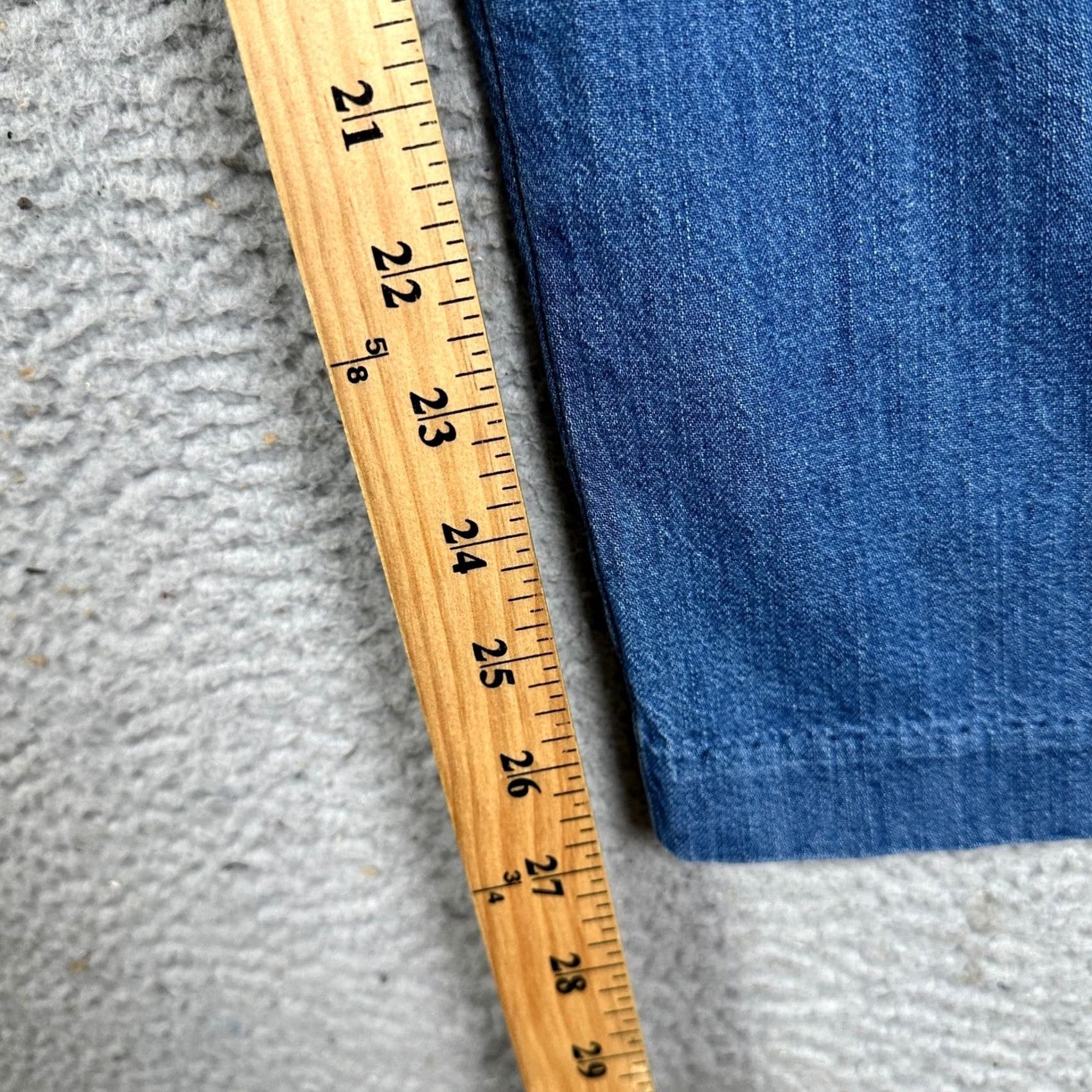 Old Navy Old Navy Billie High Rise Denim Pants Women L Blue Pull On Tapered Leg Ankle Pants Comfort Waistband Size 36" / US 14 / IT 50 - 7 Thumbnail