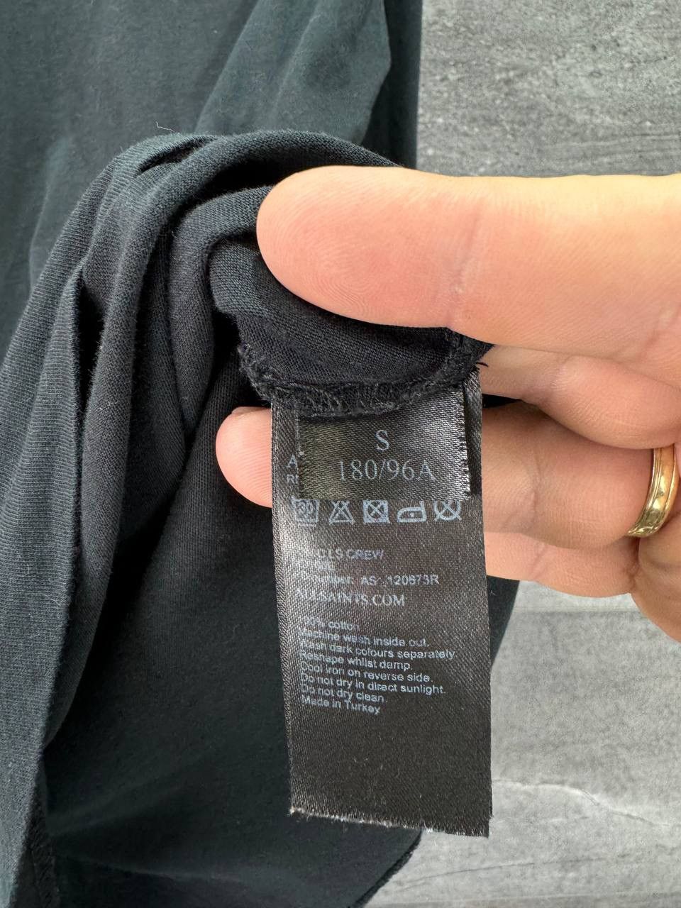 Allsaints AllSaints Ls Tonic Crew Black Mens Size S Size US S / EU 44-46 / 1 - 5 Thumbnail