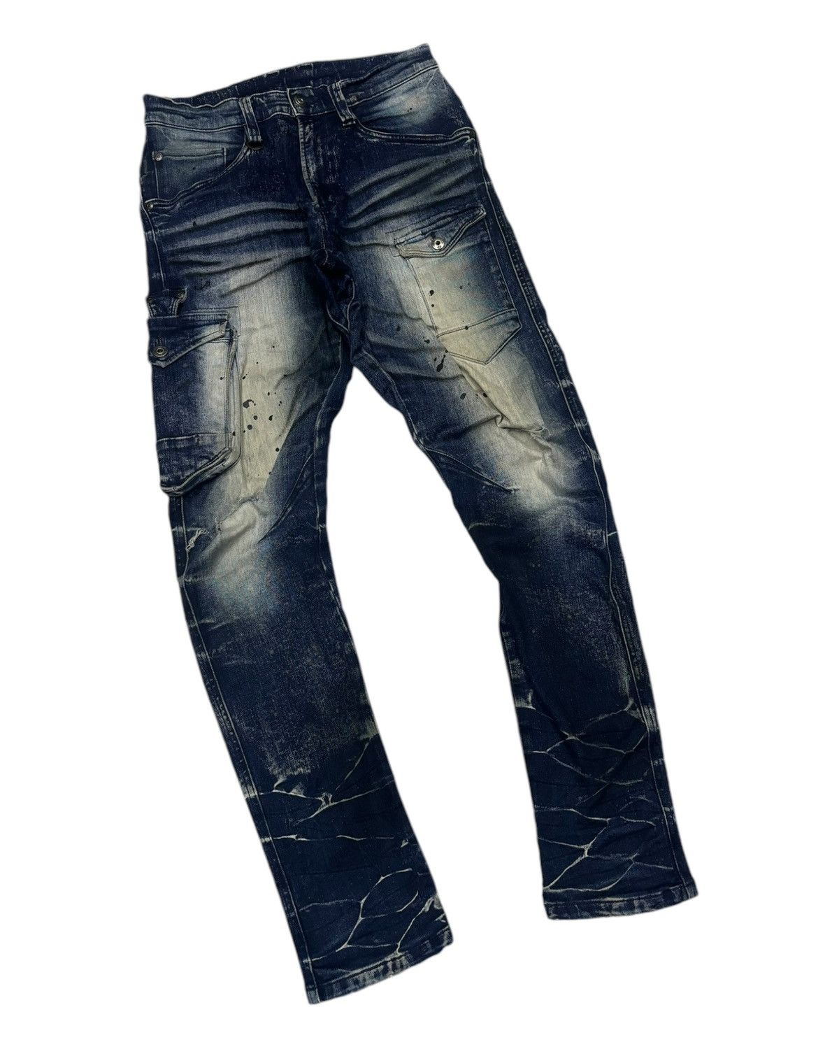 Kapital 🔥IZ FRONTIER CLAWMARK PAINTER WORK WEAR DISTRESS JEANS Size US 28 / EU 44 - 5 Thumbnail