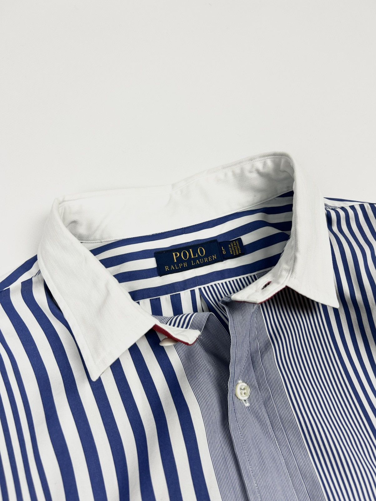 Vintage Rare Polo Ralph Lauren Strip Shirt Vintage y2k Size US L / EU 52-54 / 3 - 7 Thumbnail