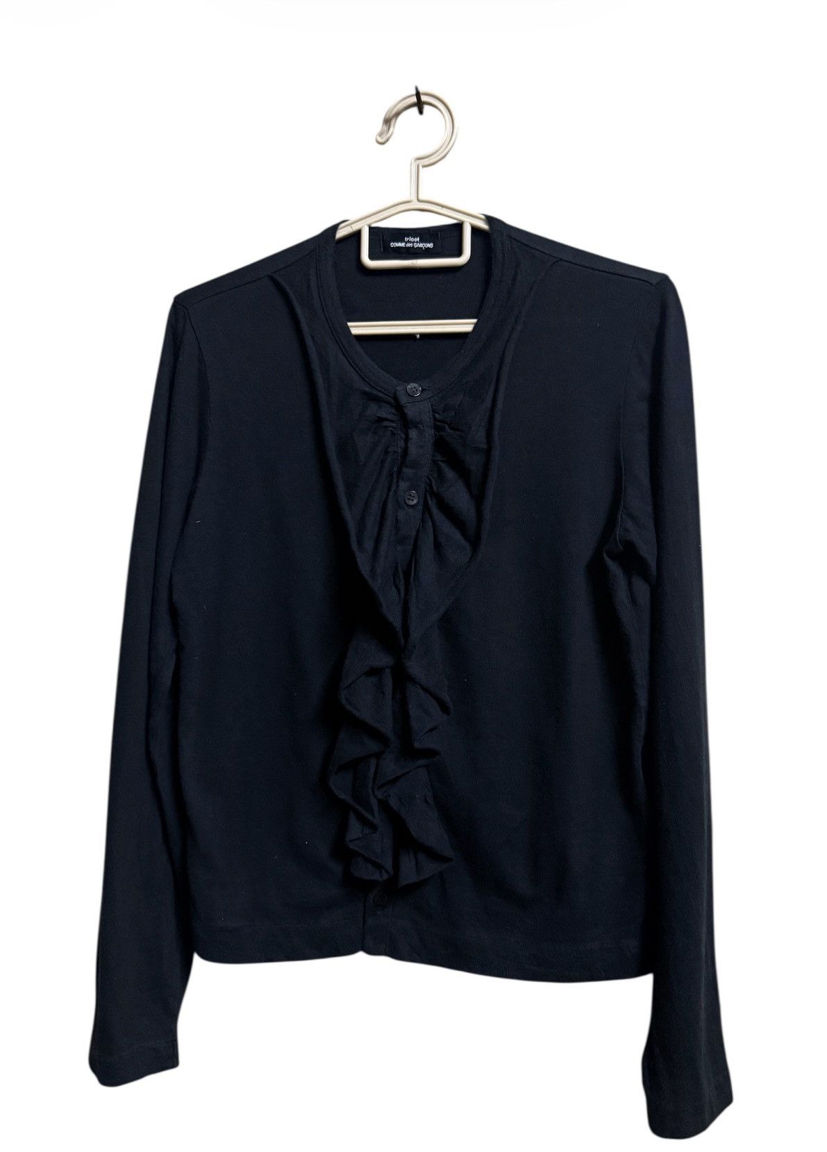 Comme des Garcons Comme Des Garcons Tricot Botton Long-sleeved Black Size S / US 4 / IT 40 - 4 Thumbnail