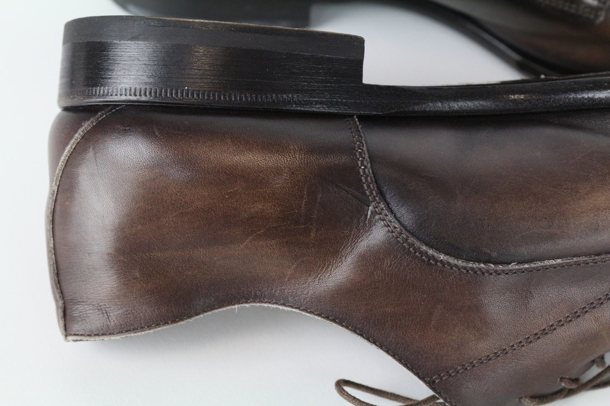 Suitsupply EU43.5 Mid Brown Calf Leather Derby Shoes 73516 Size US 10.5 / EU 43-44 - 13 Thumbnail