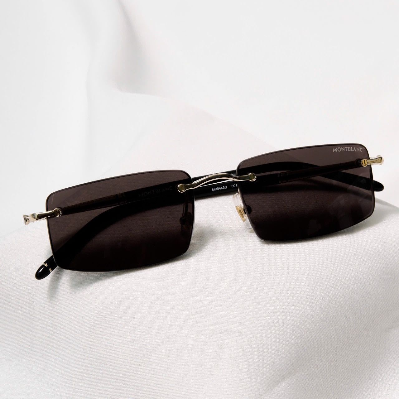 Montblanc MONTBLANC MB0443S 001 SUNGLASSES Size ONE SIZE - 6 Thumbnail