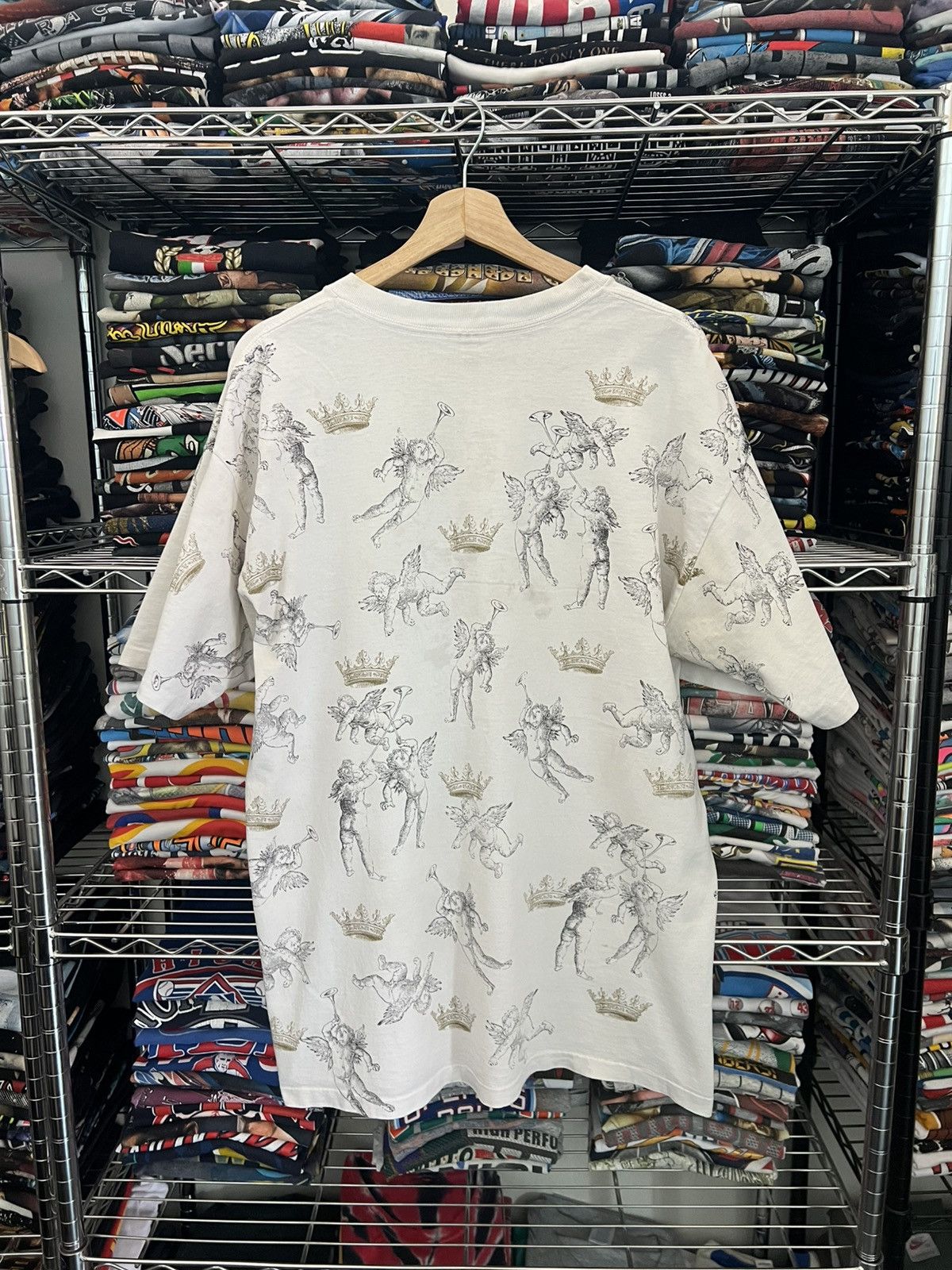 Arts & Science 90s Wildwood Productions Angels Crowns Single Stitch Tee Size US XL / EU 56 / 4 - 2 Thumbnail