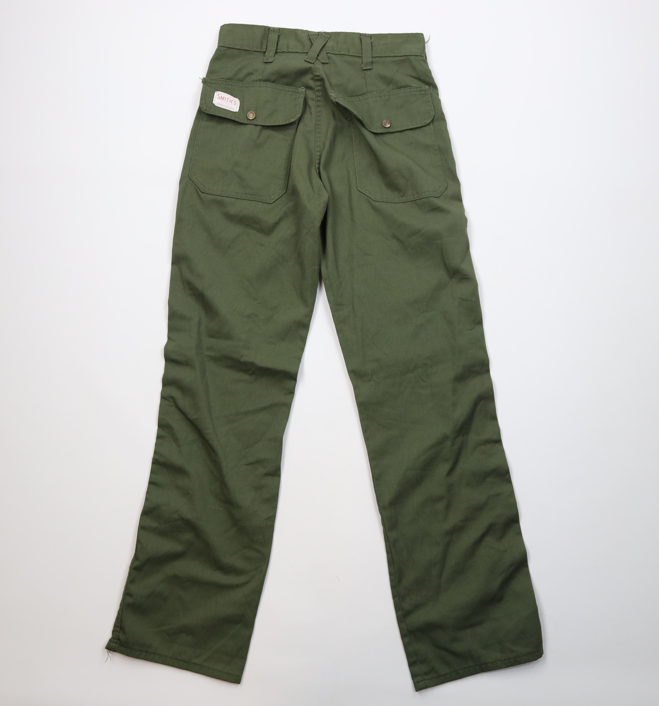 Vintage Vintage 50s Streetwear Sanforized Utility Pants Green USA Size US 28 / EU 44 - 10 Thumbnail