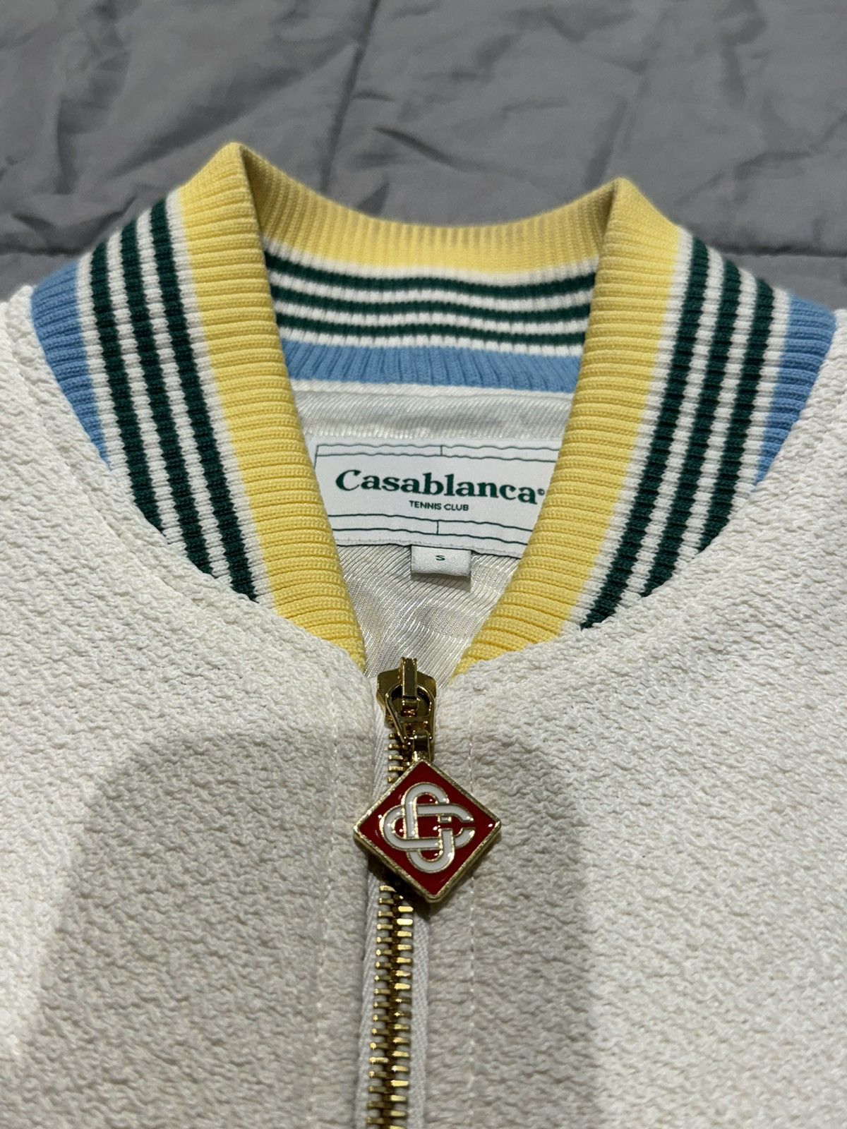 Casablanca CASABLANCA - Casa Way Viscose Blend Bomber Jacket Size US S / EU 44-46 / 1 - 5 Thumbnail