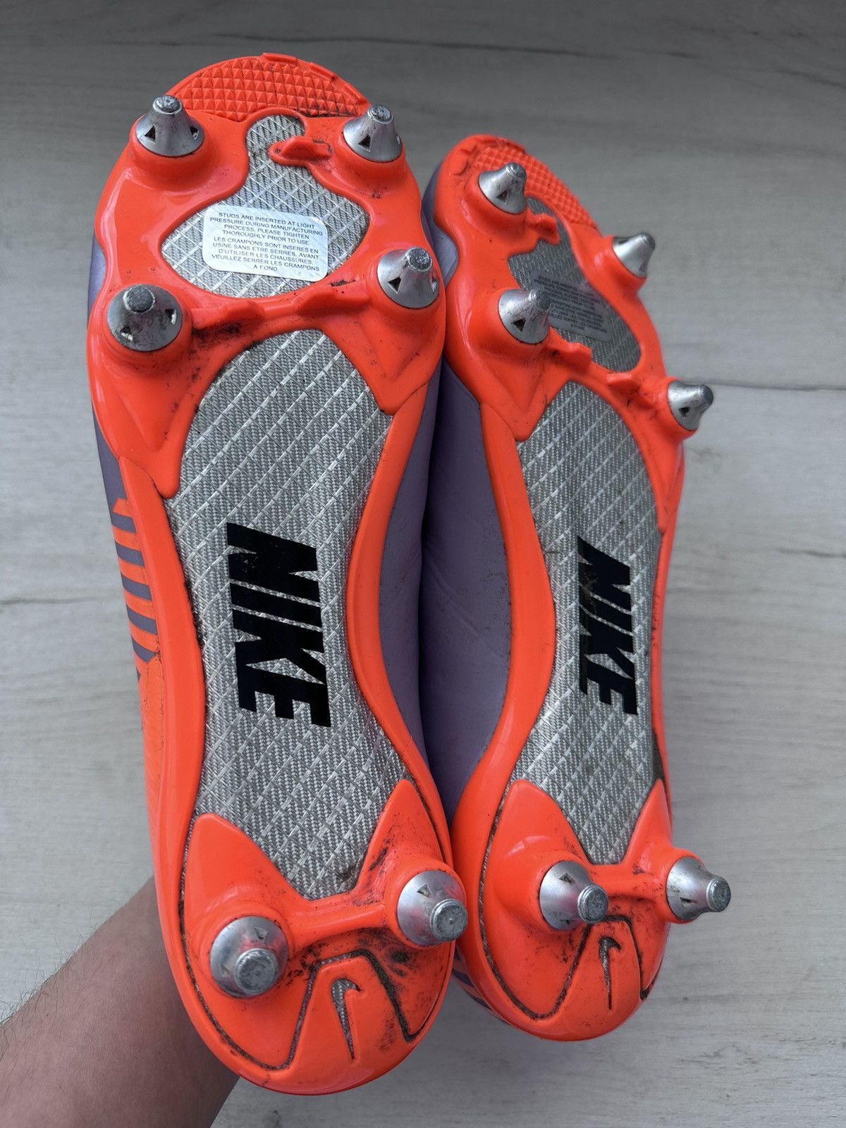 Nike Nike Mercurial Vapor 6 SG Carbon Football Clears World Cup Size US 12 / EU 45 - 11 Thumbnail