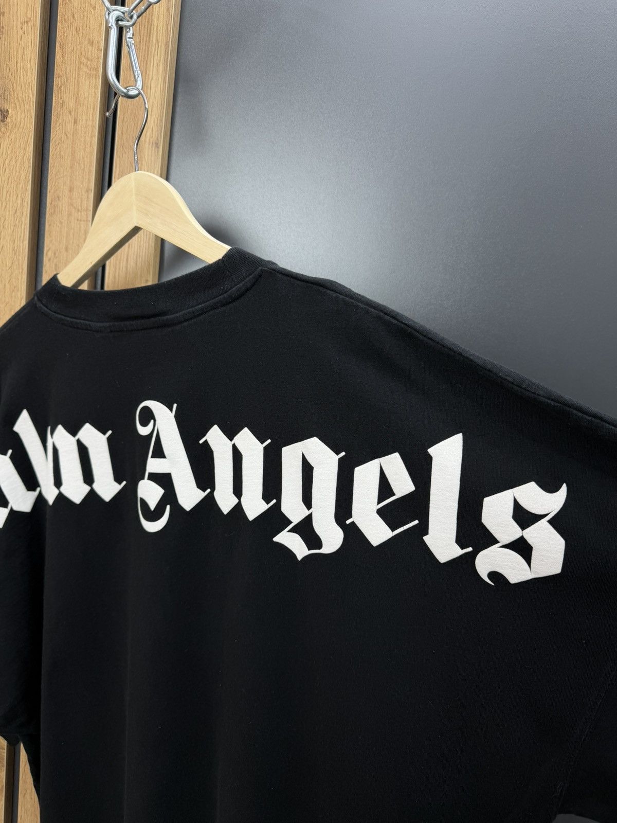 Palm Angels Palm Angels Oversized Back Logo T-Shirt Black Size US XL / EU 56 / 4 - 12 Thumbnail