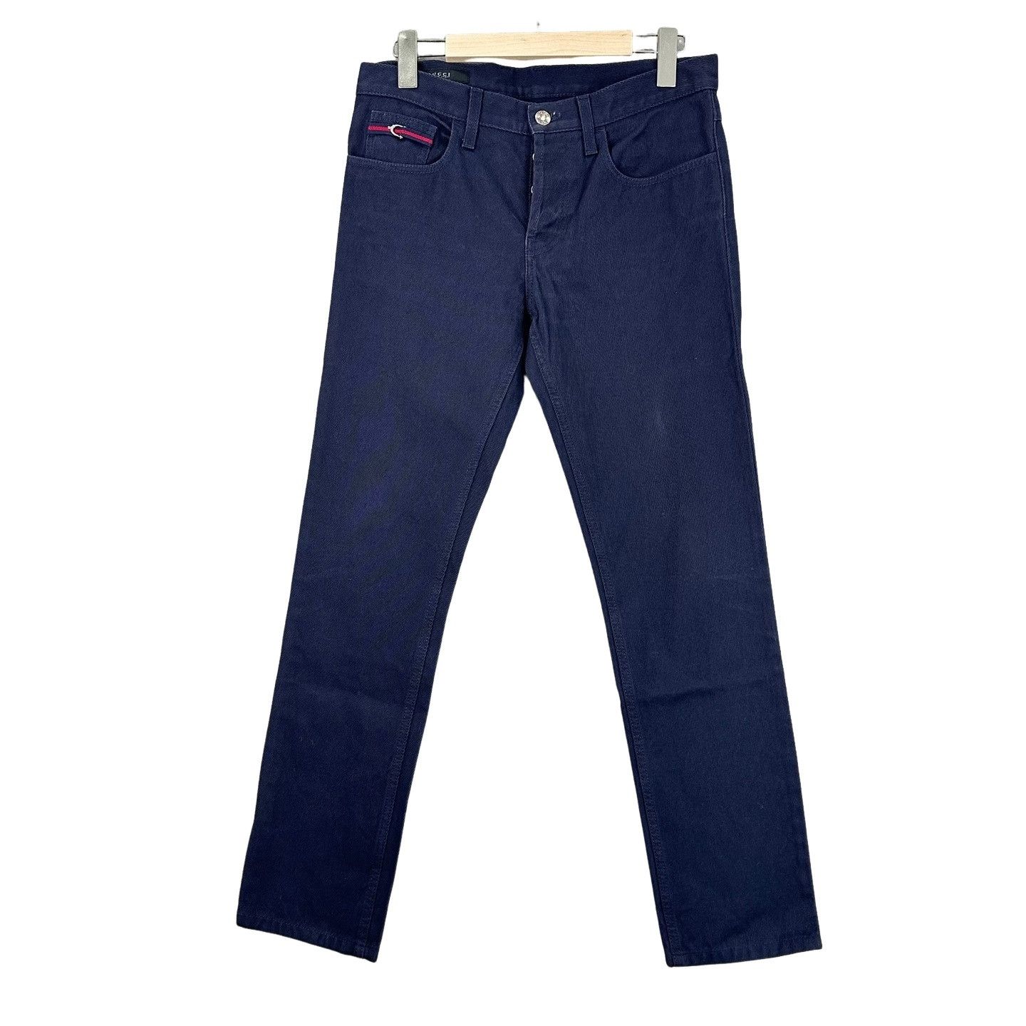 Gucci Gucci Navy Cotton Casual Pants 44 Size US 28 / EU 44 - 1 Thumbnail