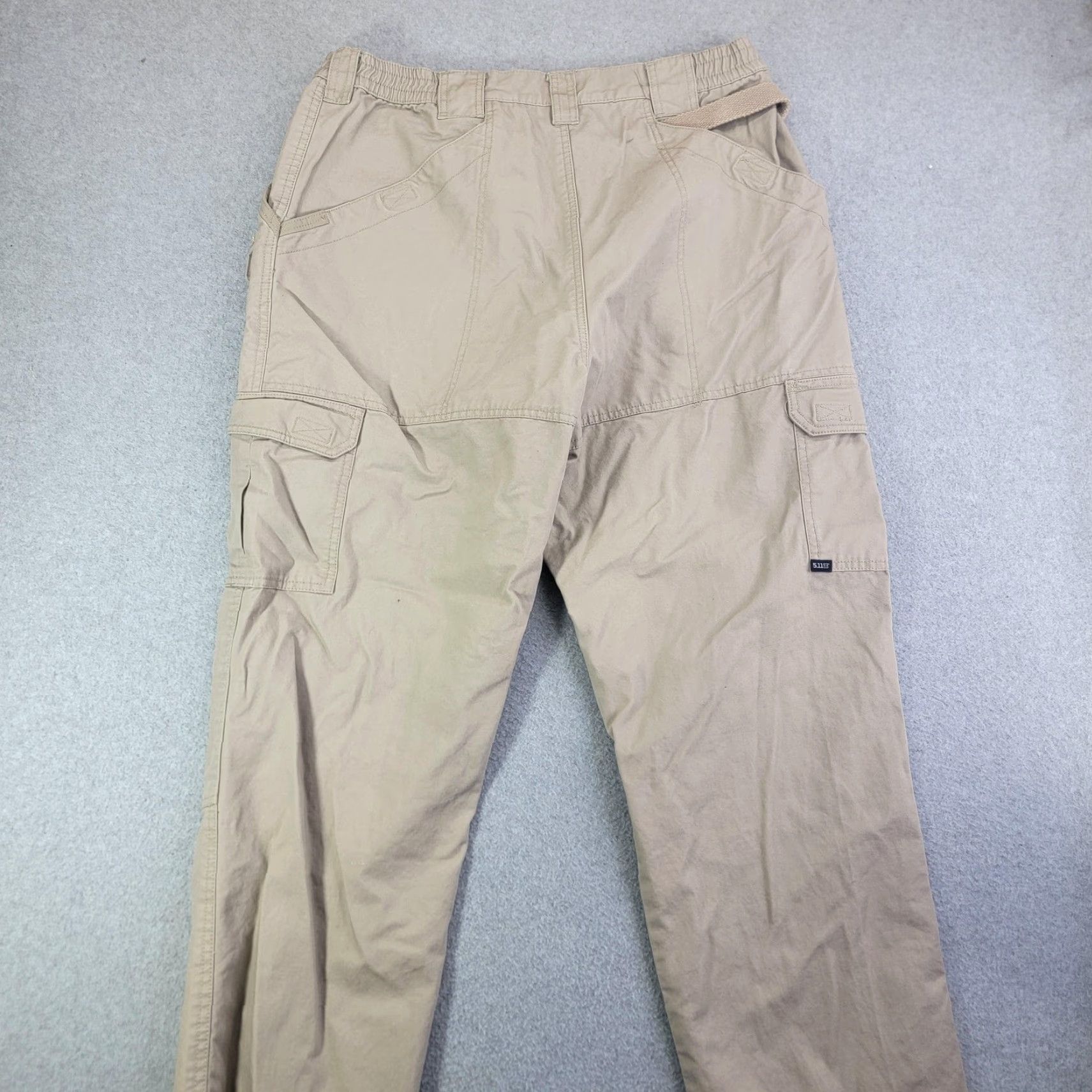 Vintage VINTAGE 5.11 Tactical Series Cargo Pants Mens 38x30 Khaki Utility Workwear 74251 Size US 38 / EU 54 - 5 Thumbnail
