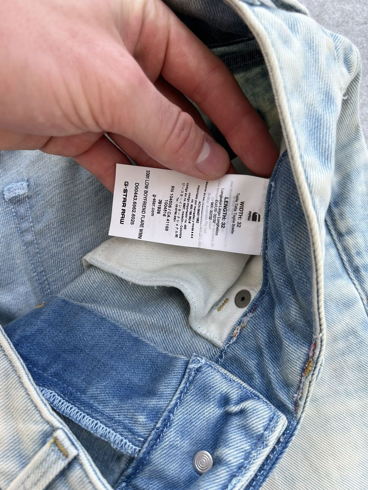 G-Star G Star Raw 3301 Boot Cut Exclusive Denim Pants Jeans Stretch Size US 32 / EU 48 - 9 Thumbnail