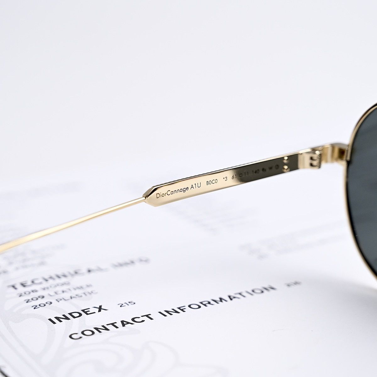 Dior DIOR DIORCANNAGE A1U B0C0 SUNGLASSES Size ONE SIZE - 6 Thumbnail