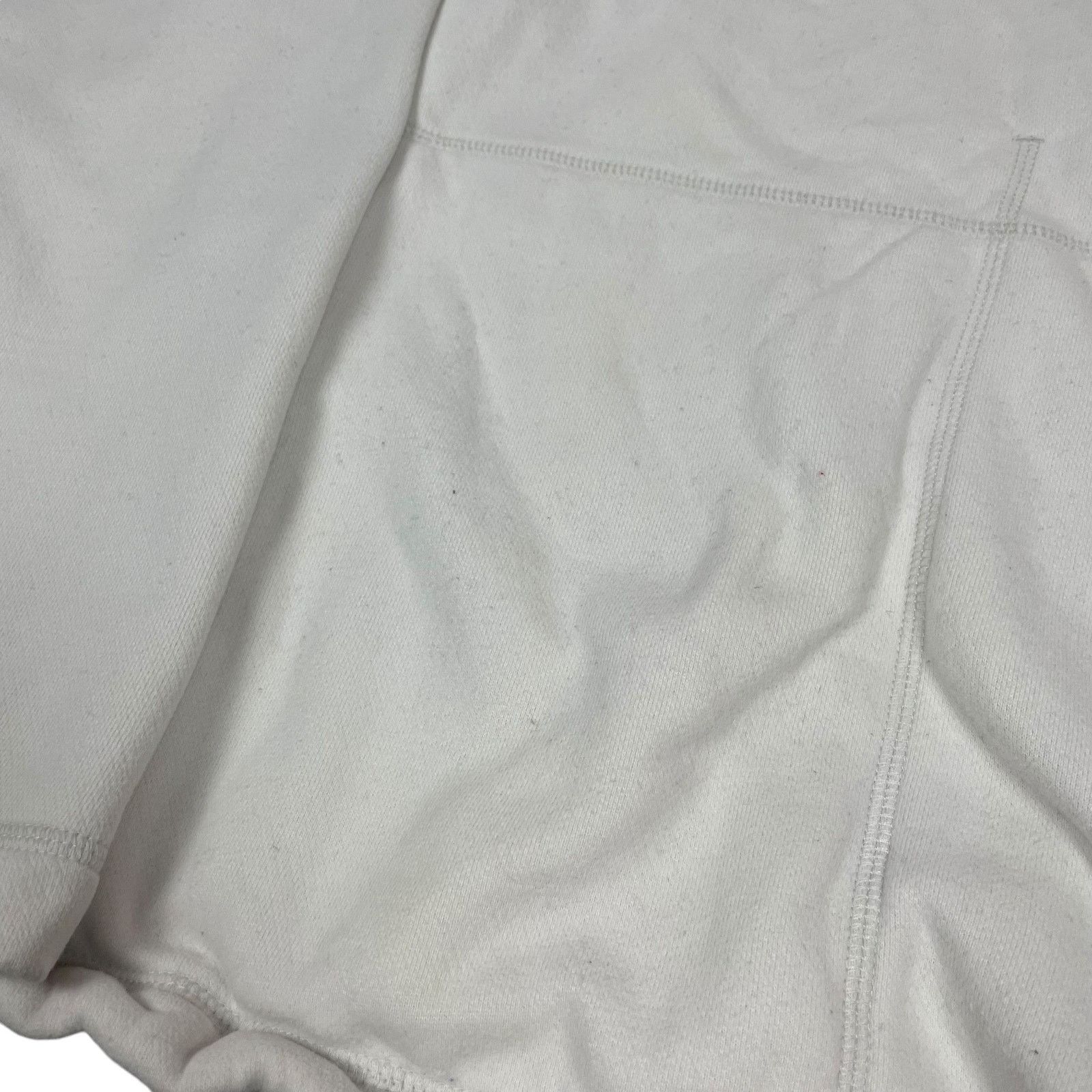 Nike × Vintage Nike Mens White Cotton Swoosh Long Sleeve Pullover Hoodie XL Size US XL / EU 56 / 4 - 5 Thumbnail