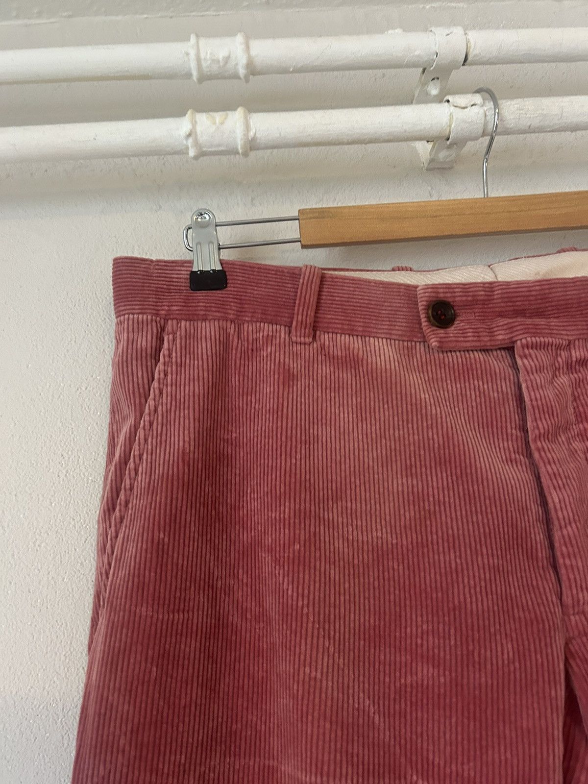 Tom Ford Tom Ford Dark Pink Corduroy Pants - Size 52 Size US 36 / EU 52 - 2 Thumbnail