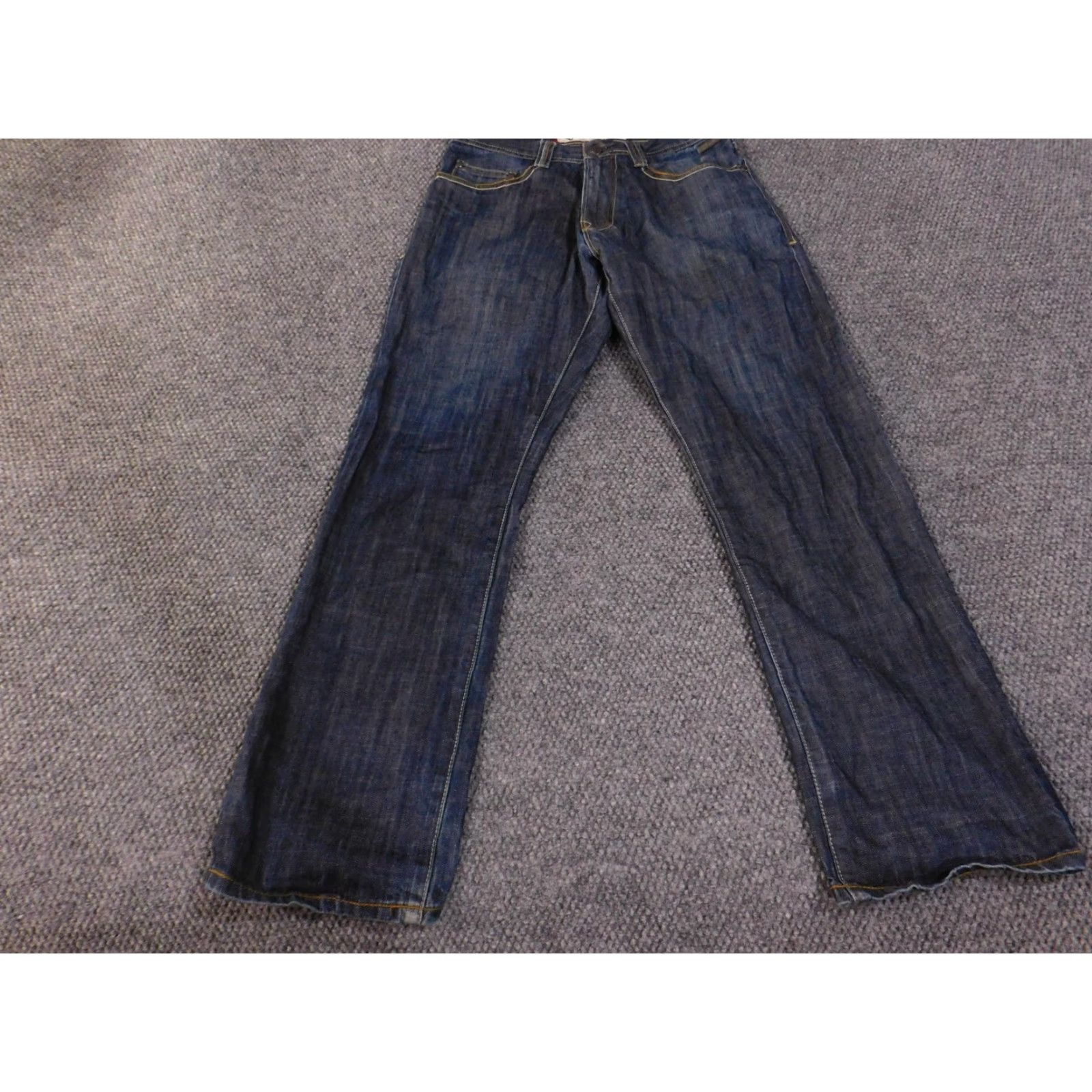 Denime Artful Dodger Jeans 32 Blue Bootcut Embellished Pockets Denim Hip Hop Style Mens Size US 32 / EU 48 - 3 Thumbnail