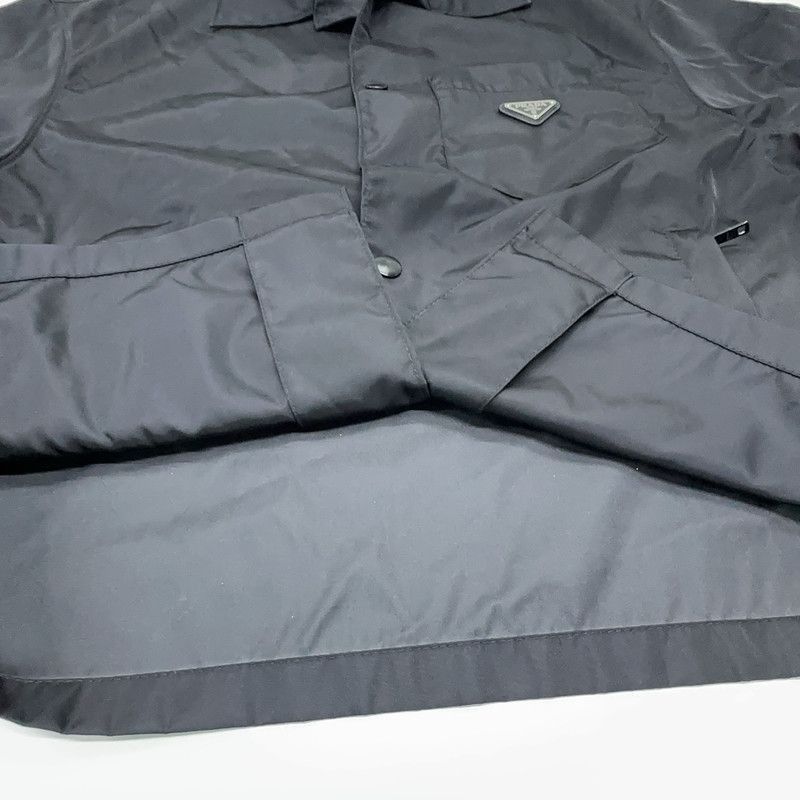 Prada Prada Black Logo Loose Fit Short Sleeve Shirt-2506 Size US XS / EU 42 / 0 - 2 Thumbnail