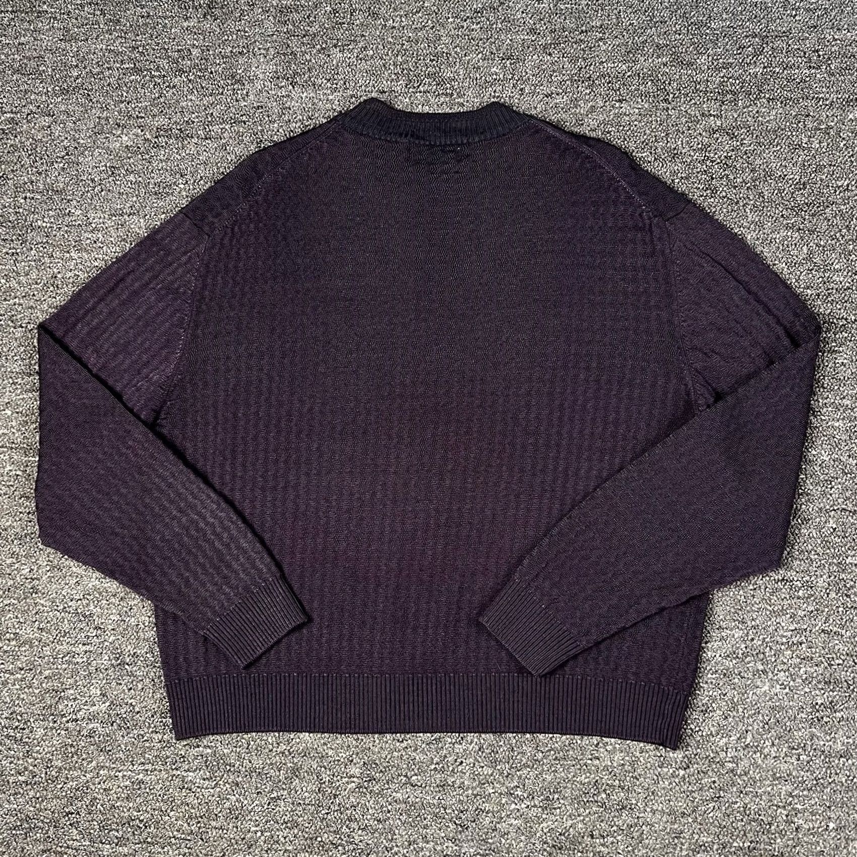 Baracuta Baracuta Mens Luxury Stretch Sweater Large Mock Neck Rayon Cotton Blend Pullover Kn...(note: Provide final) Size US L / EU 52-54 / 3 - 3 Thumbnail