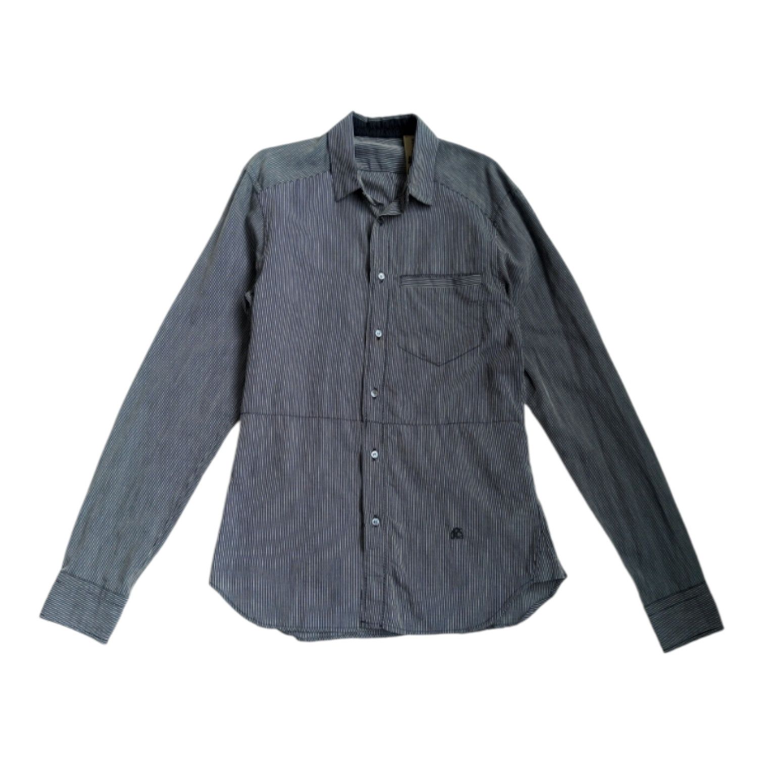 John Galliano John Galliano Vintage Stripped Button Up Shirt Size IT 46 Size L / US 10 / IT 46 - 1 Thumbnail