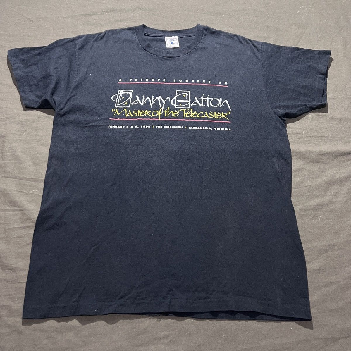 Band Tees Vintage 90s Danny Gatton Master Of The Telecaster Promo Tee Size US L / EU 52-54 / 3 - 2 Thumbnail