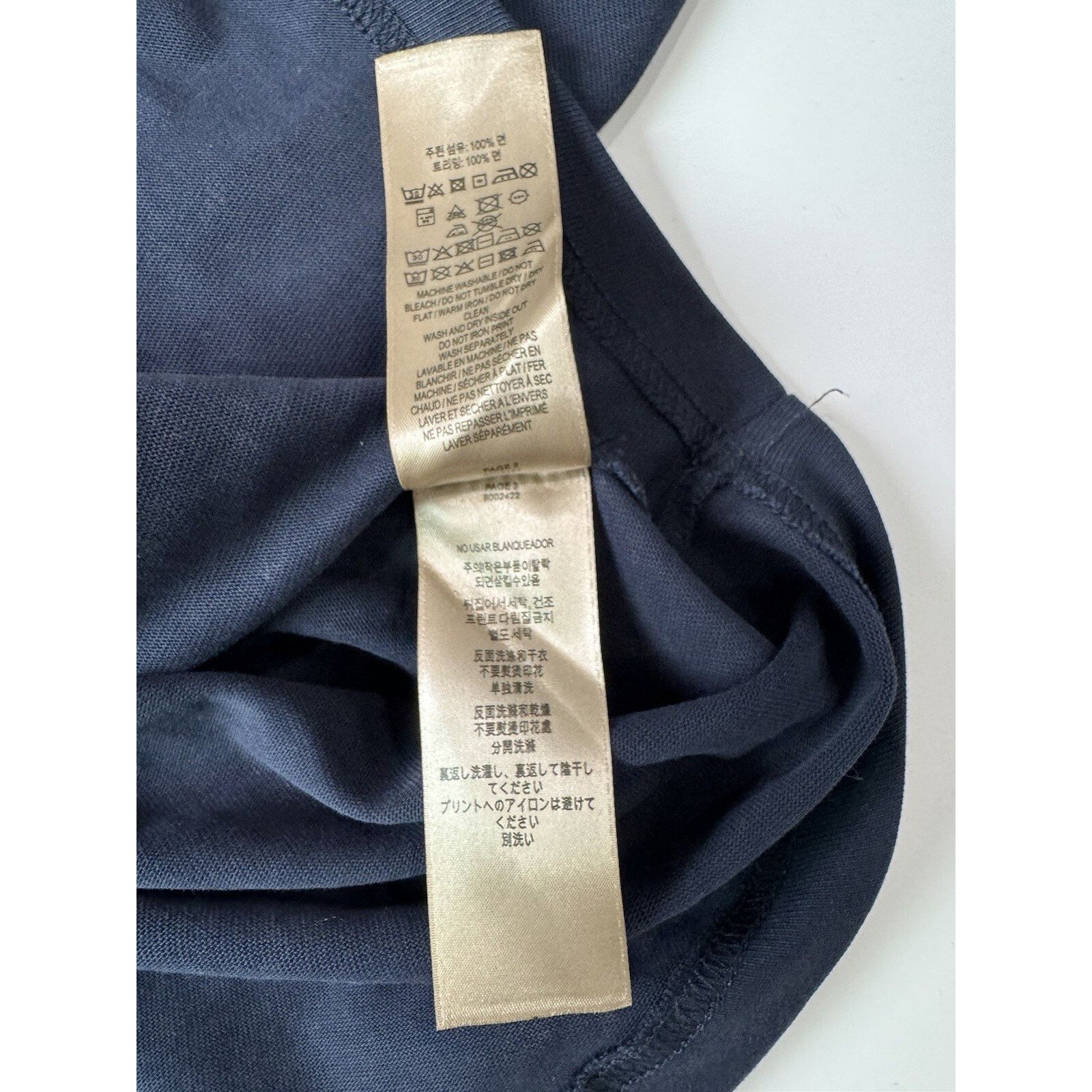Burberry BURBERRY LOGO OVERSIZE SWEATER Size XS Navy Size US XS / EU 42 / 0 - 5 Thumbnail