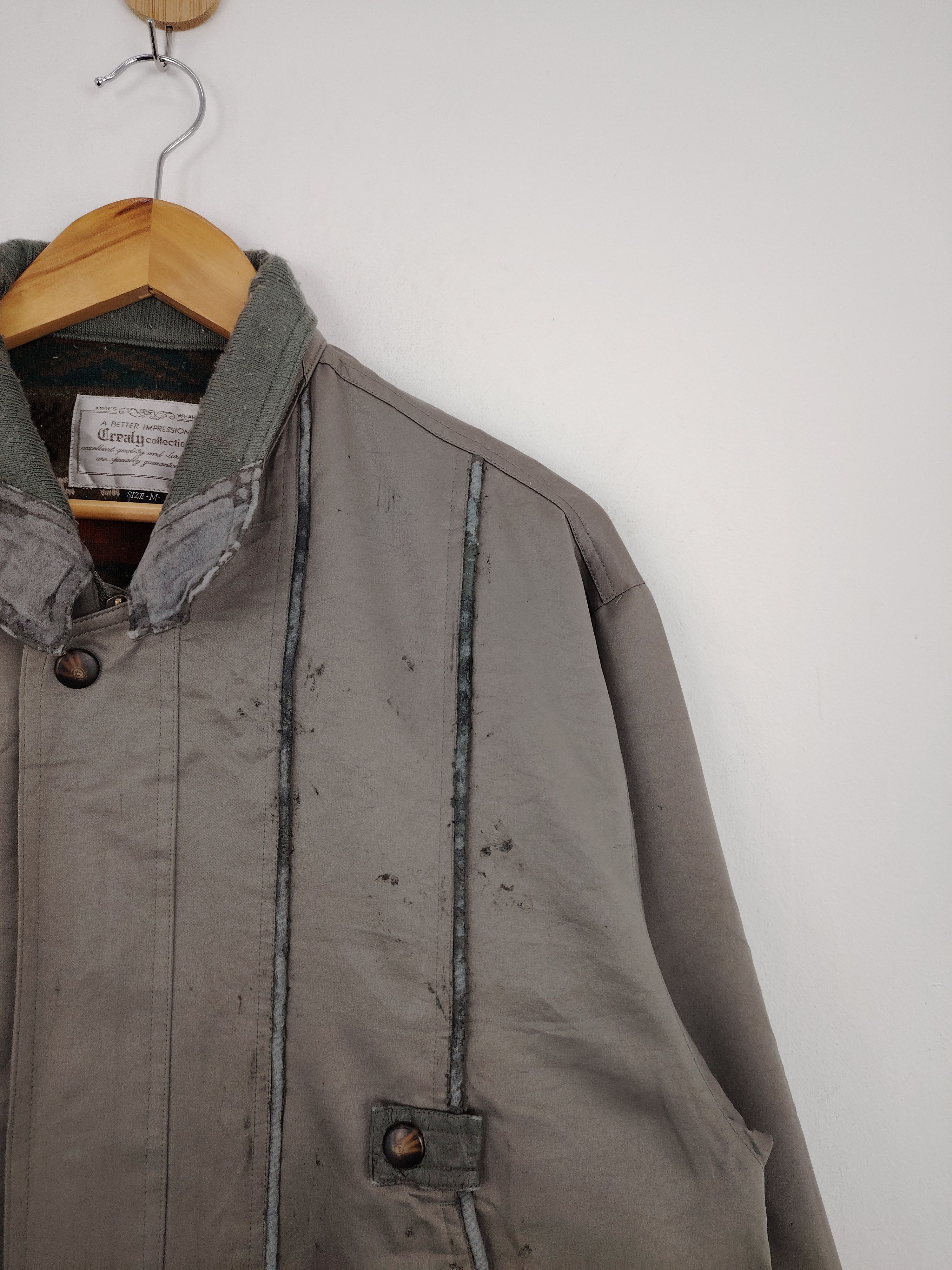 Japanese Brand × Vintage vintage Japanese Brand Zipper Up Bomber Style Jacket Size US L / EU 52-54 / 3 - 12 Thumbnail