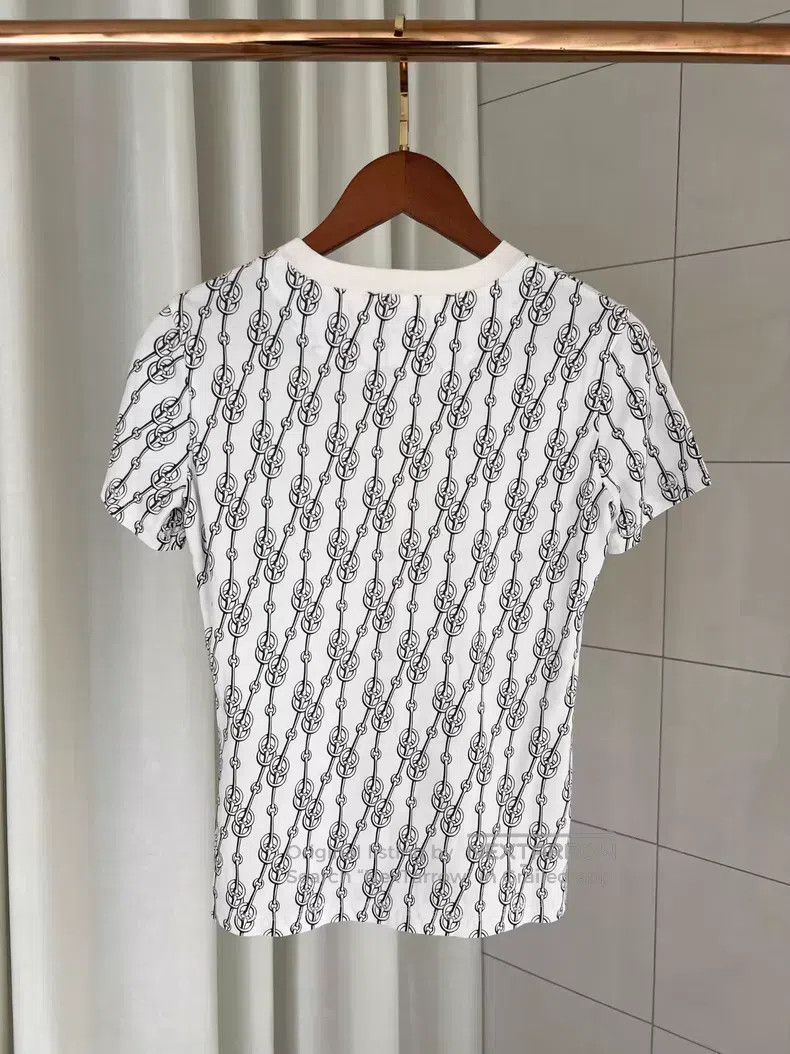 Other Hermes Pig Nose Chain Logo Short Sleeve T-Shirt Size XXS / US 00 / IT 34 - 2 Thumbnail