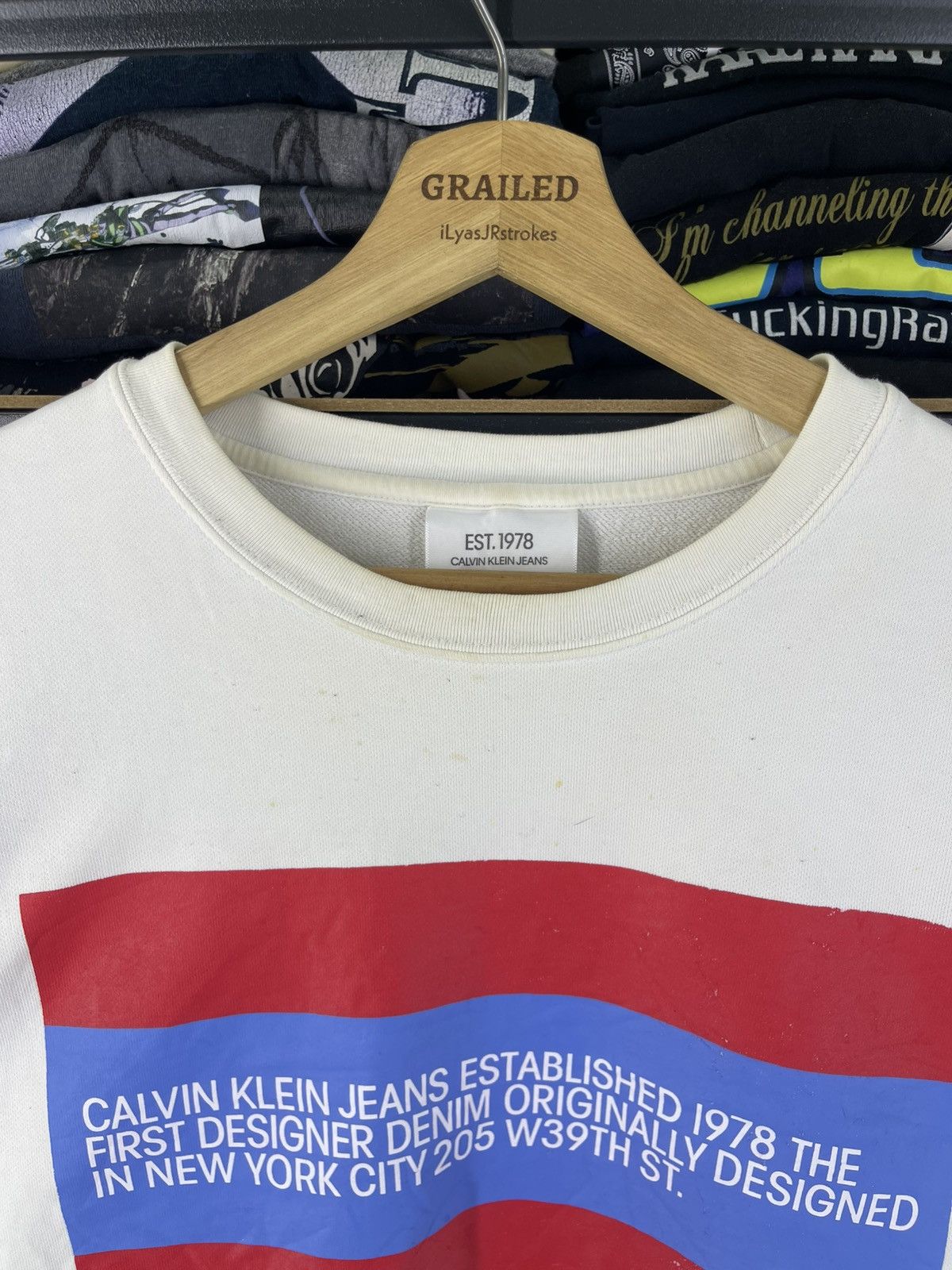Calvin Klein 205W39NYC Vintage Calvin Klein Sweatshirt Size US M / EU 48-50 / 2 - 15 Thumbnail