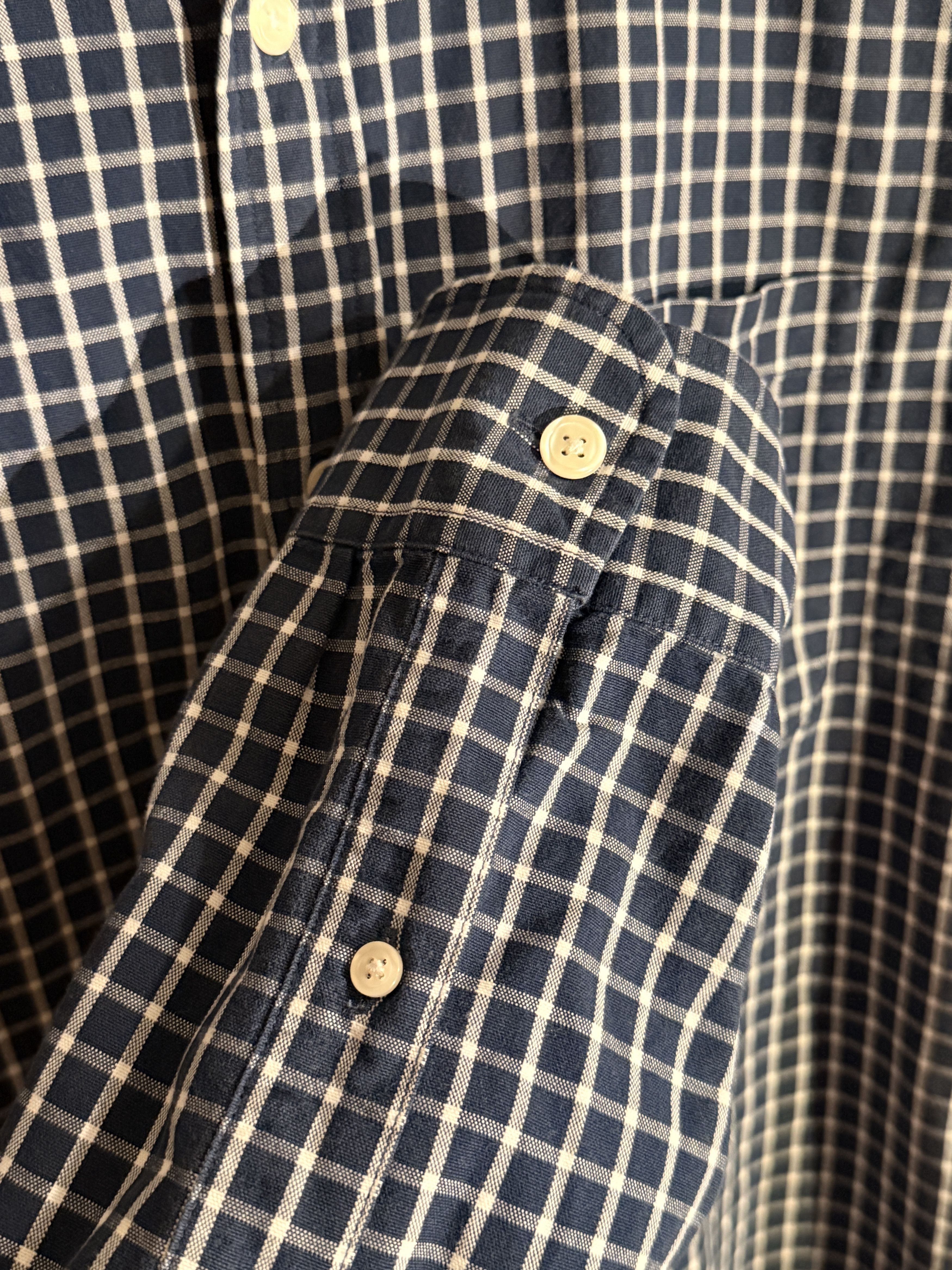 Abercrombie & Fitch Abercrombie & Fitch Blue White Plaid Button Down Size US XL / EU 56 / 4 - 3 Thumbnail