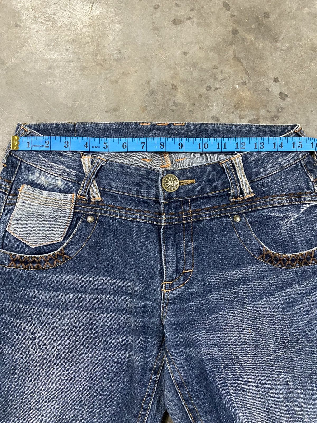 Tornado Mart Flare Jeans Japanese Origenal Japan Brand Denim @293 Size US 30 / EU 46 - 16 Thumbnail
